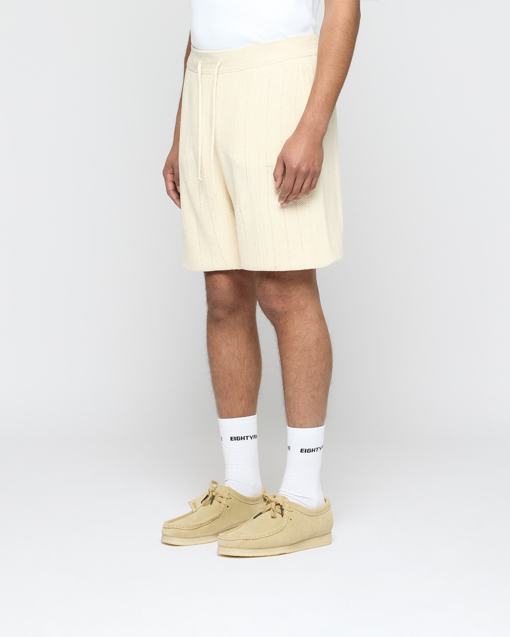 eightyfive-bottoms-embroidered-knit-shorts-off-white image 3