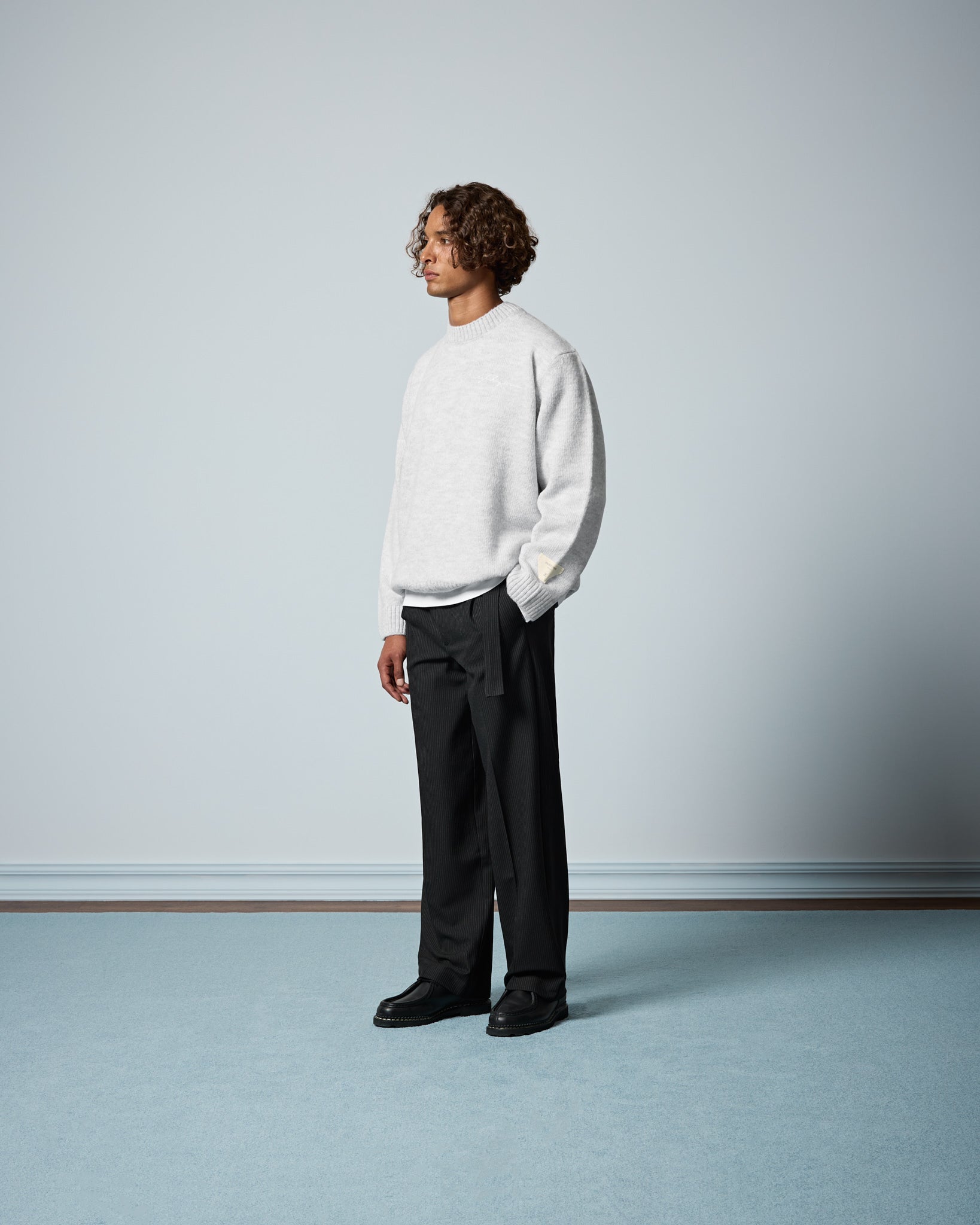 eightyfive-crew-neck-sweater-pullover-light-grey-melange image 5
