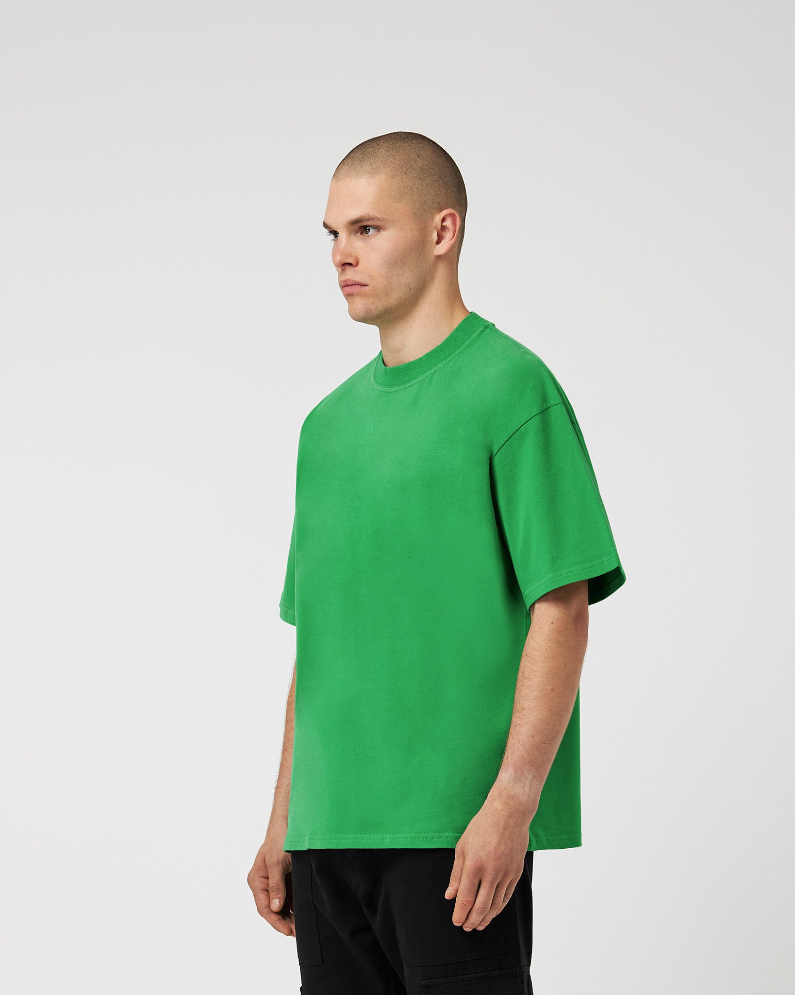 eightyfive-signature-oversized-t-shirt-green-herren-260gsm image 3