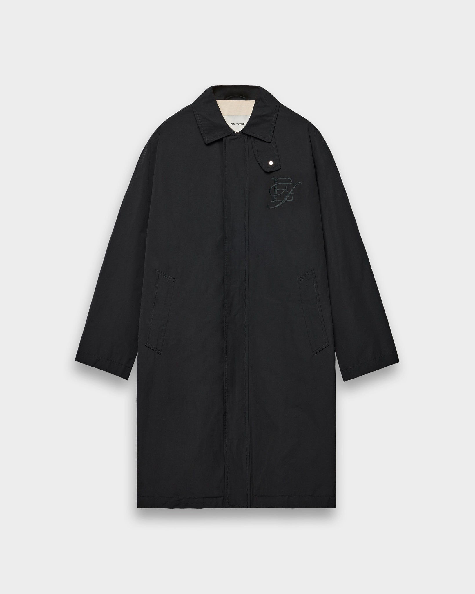 eightyfive-car-coat-black-herren-mantel-regular-fit image 1