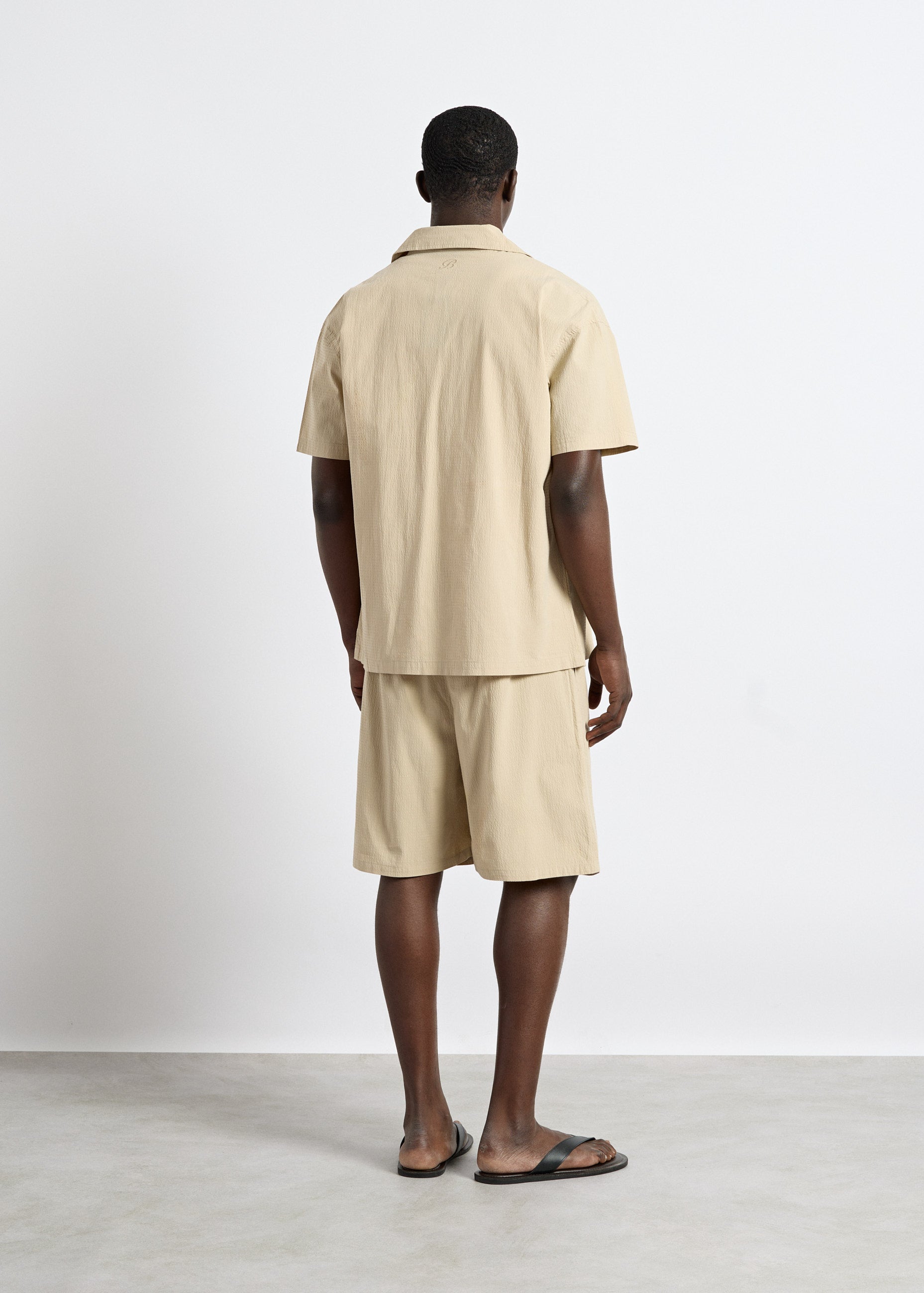 burocs-shorts-8396-seersucker-beige-regular-fit image 6