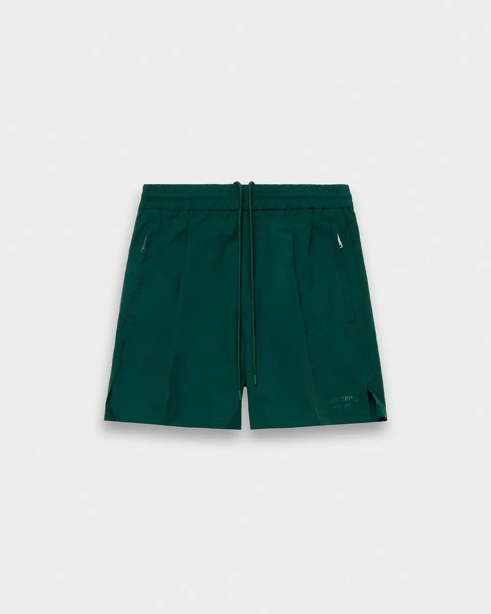 eightyfive-bottoms-nylon-track-shorts-kurze-hose-pine-green image 1