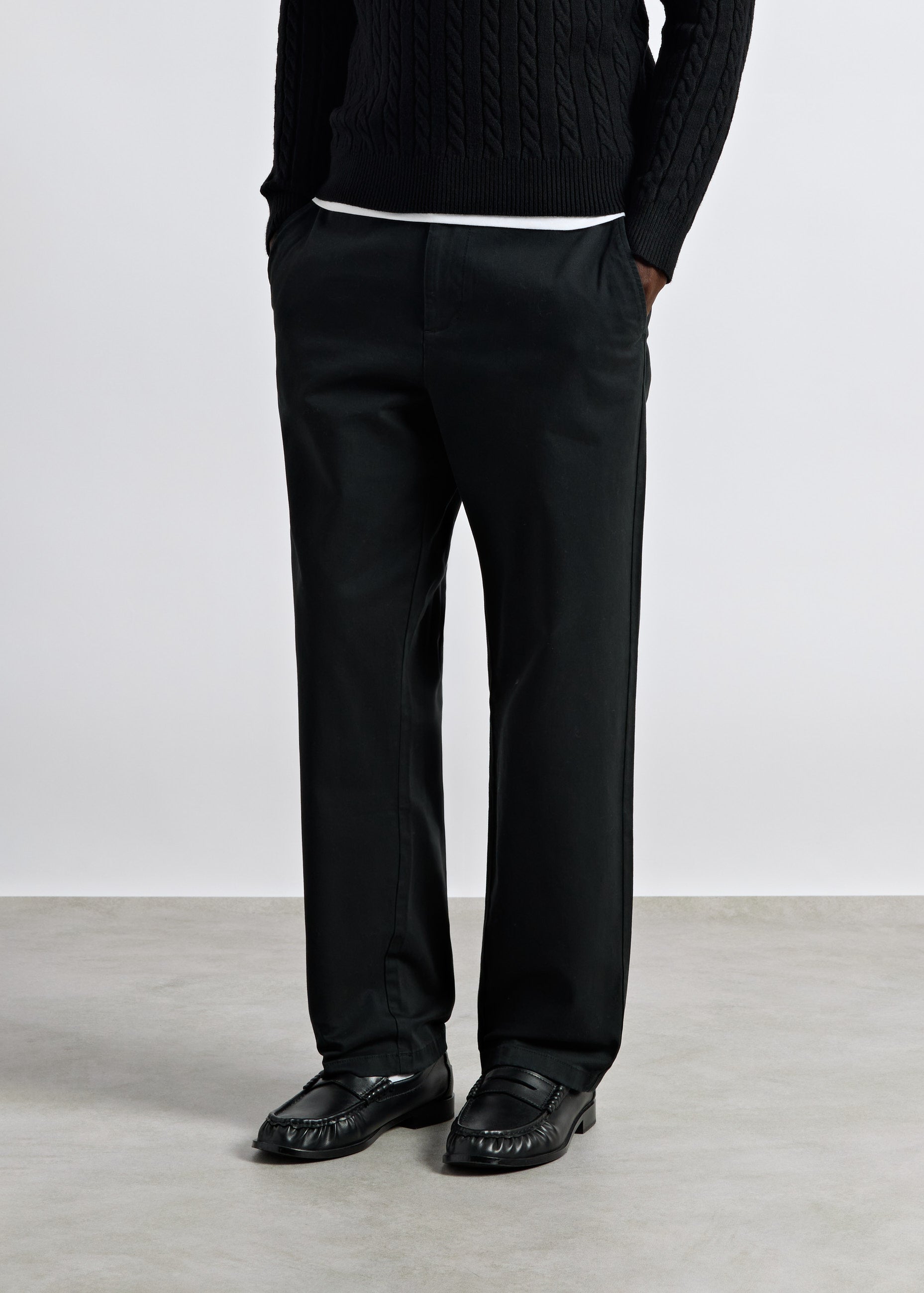 burocs-pants-chino-pants-stoffhose-black-regular image 3
