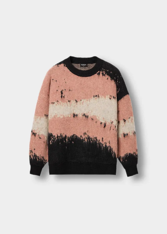 burocs-cloudtrace-strickpullover-dusty-rose-oversize image 1