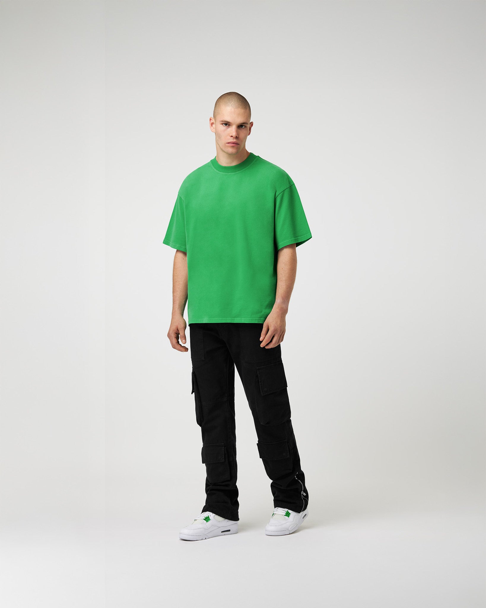 eightyfive-signature-oversized-t-shirt-green-herren-260gsm image 5