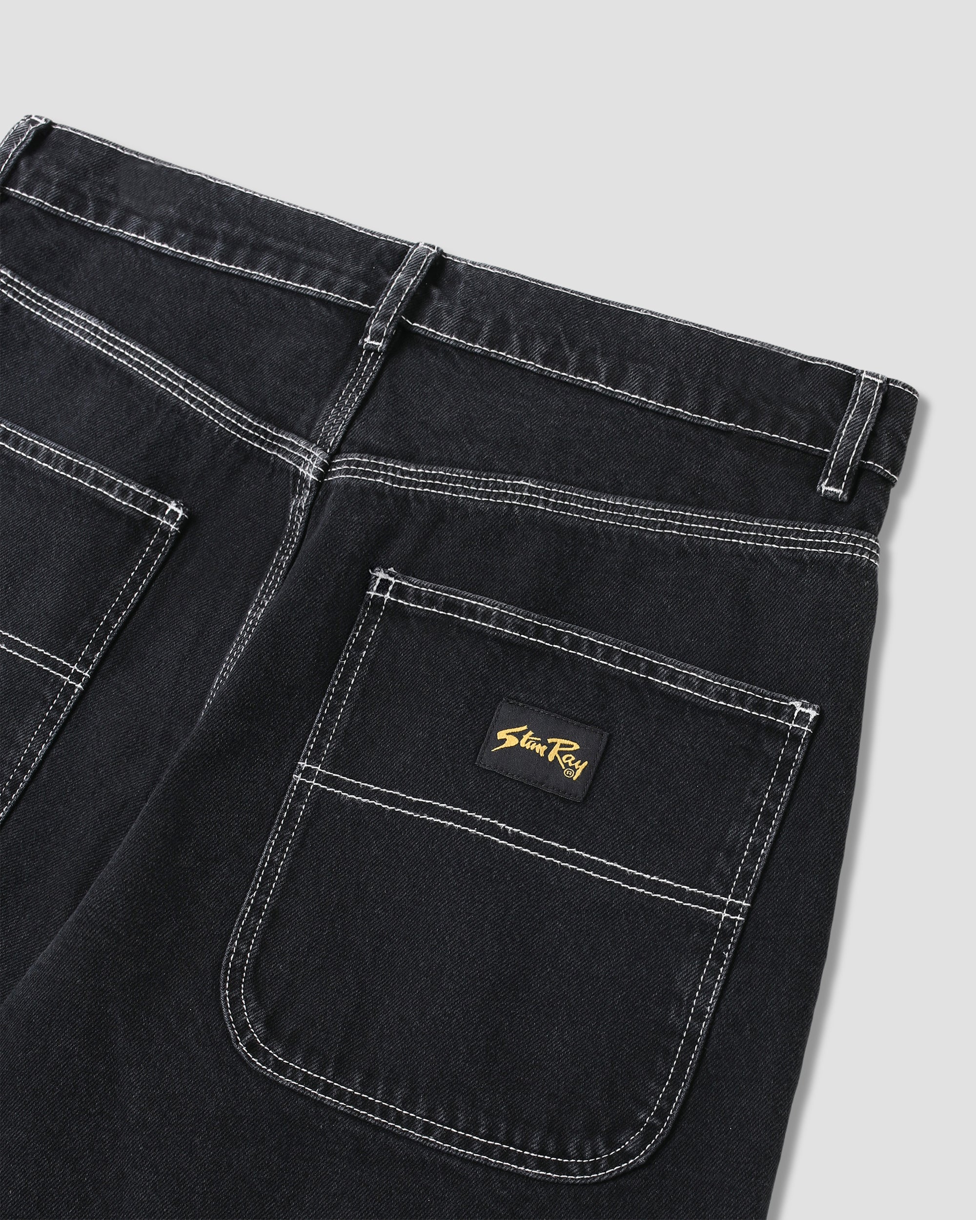 stan-ray-wide-5-short-jeansshorts-stonewashed-black-denim image 7