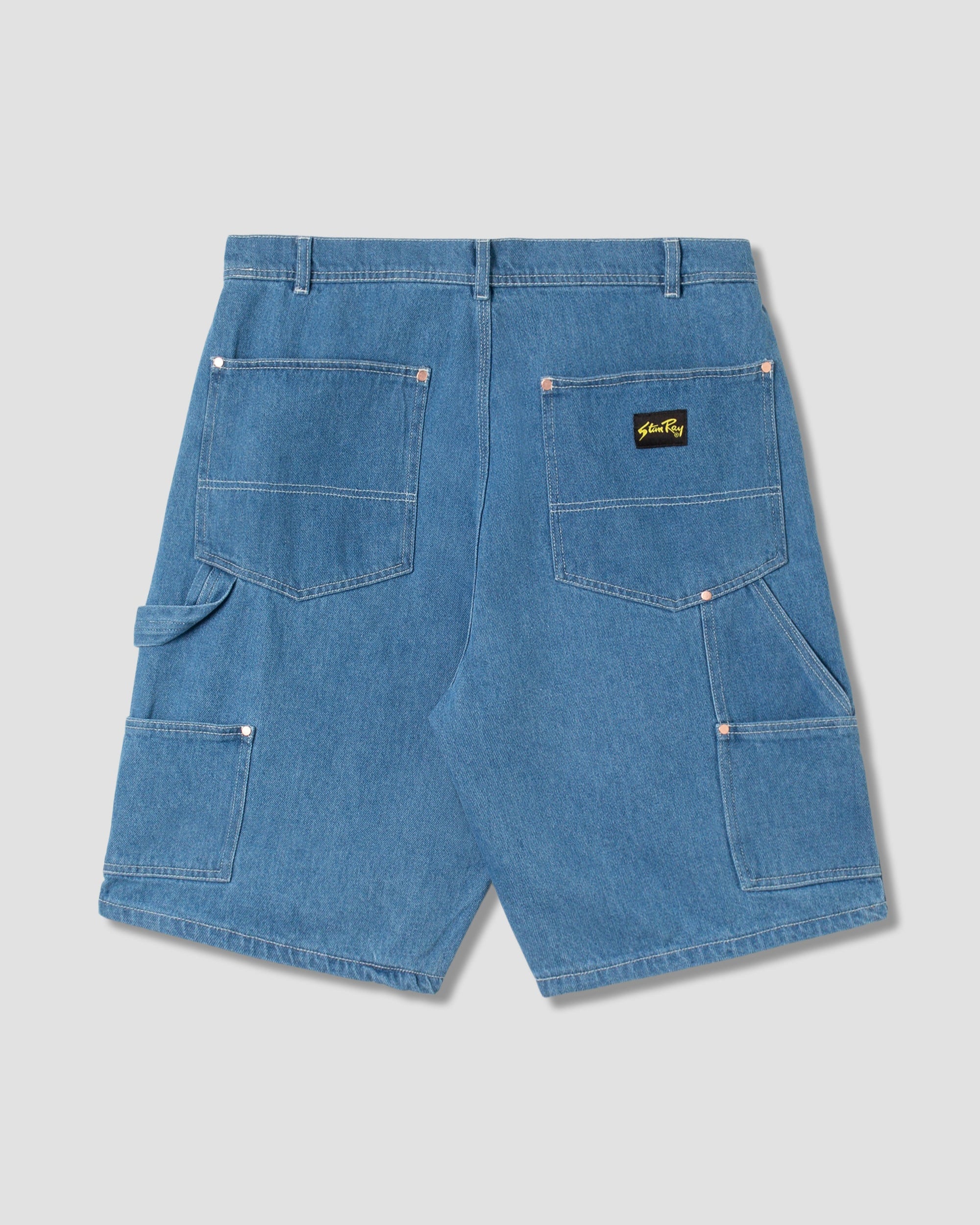 stan-ray-double-knee-short-denim-vintage-stonewash image 2