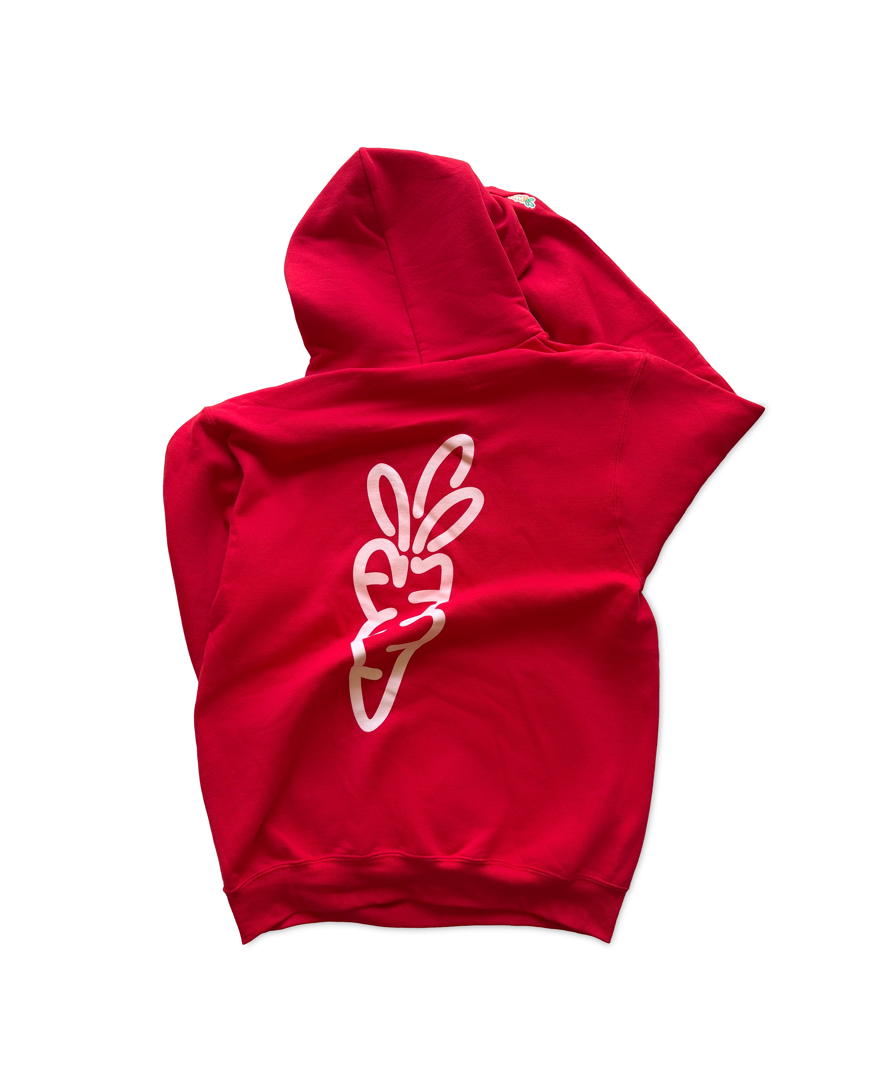 carrots-wordmark-champion-hoodie-rot-baumwolle image 2