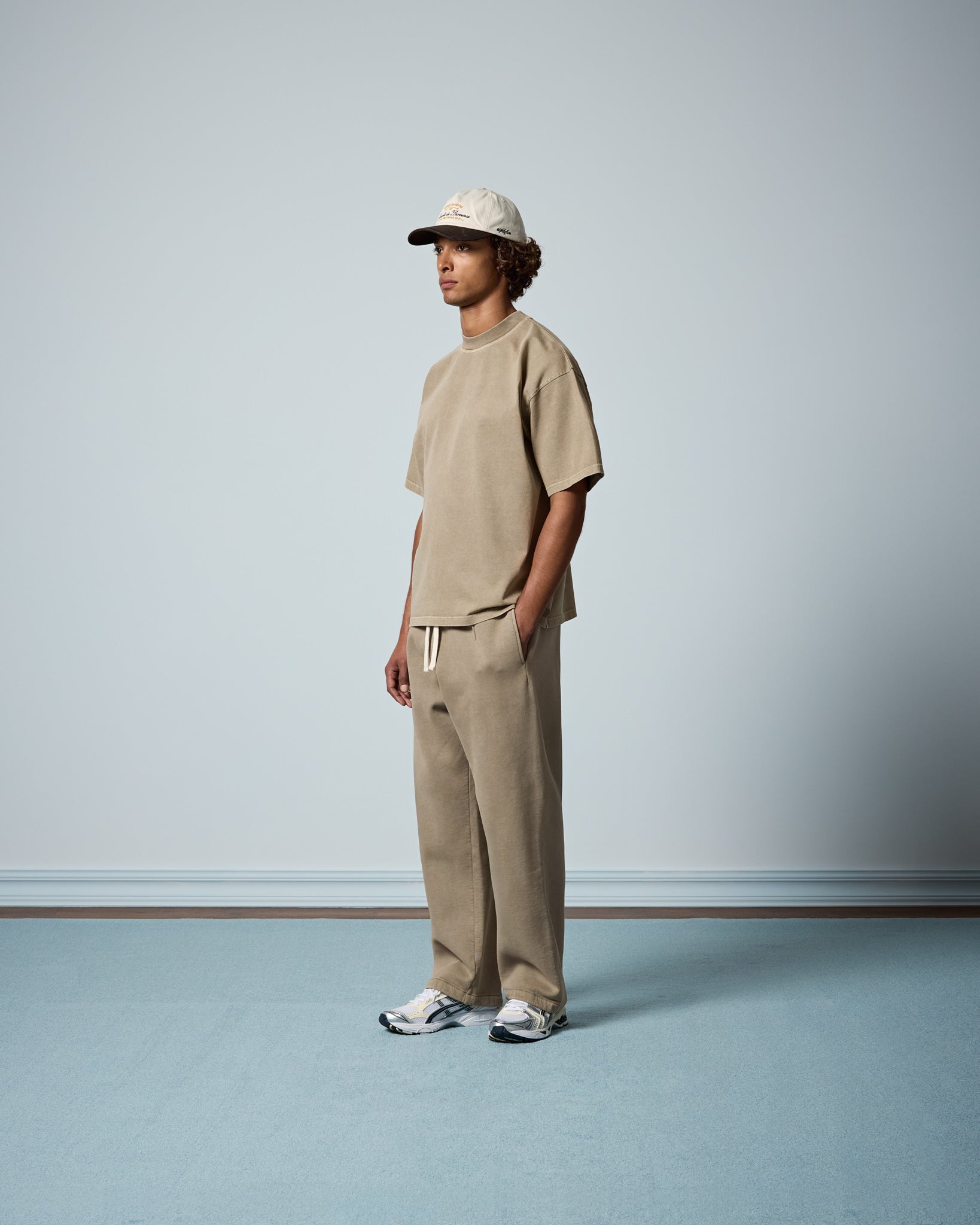 eightyfive-signature-wide-sweatpants-washed-taupe-360gsm image 5