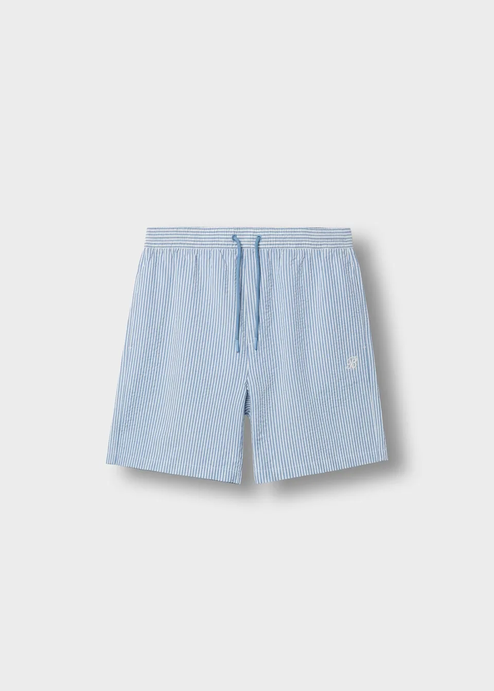 burocs-shorts-seersucker-badeshorts-baby-blue-polyester image 1