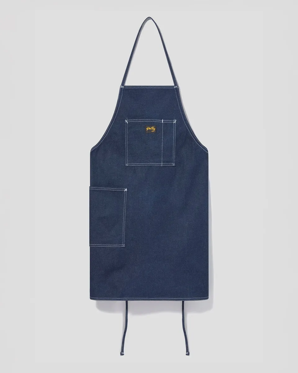 stan-ray-apron-sch-rze-indigo-denim-baumwolle-one-size image 1
