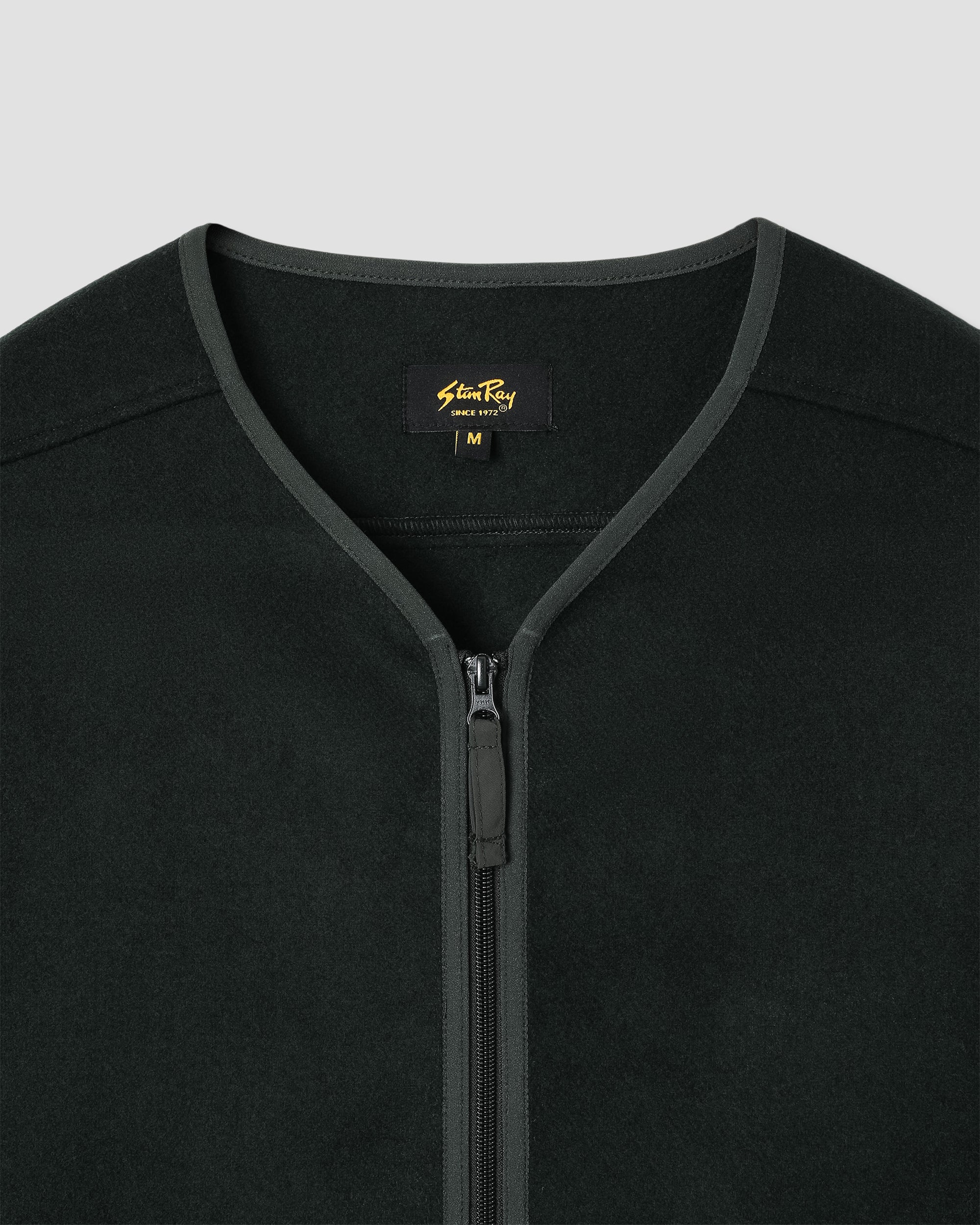 stan-ray-wool-fleece-cardigan-herren-botanical-green-wolle image 4