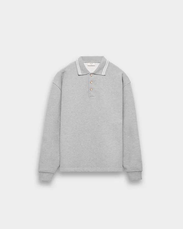 eightyfive-tops-heavy-polo-sweater-sporty-grey-regular image 1