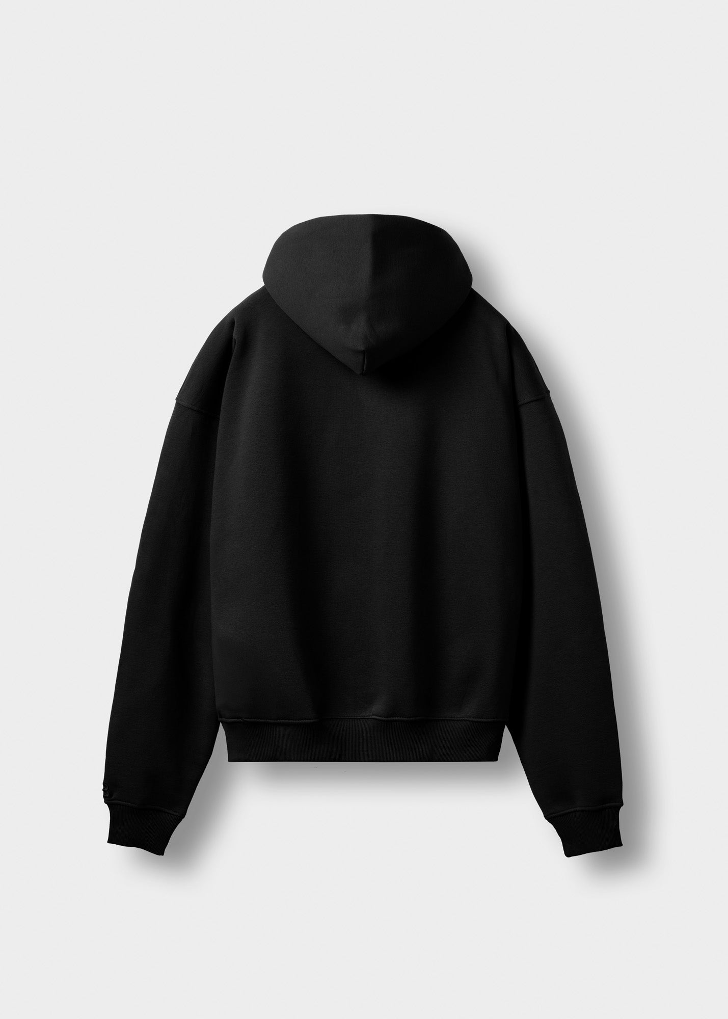 burocs-basic-zip-hoodie-kapuzenjacke-schwarz-oversized image 2