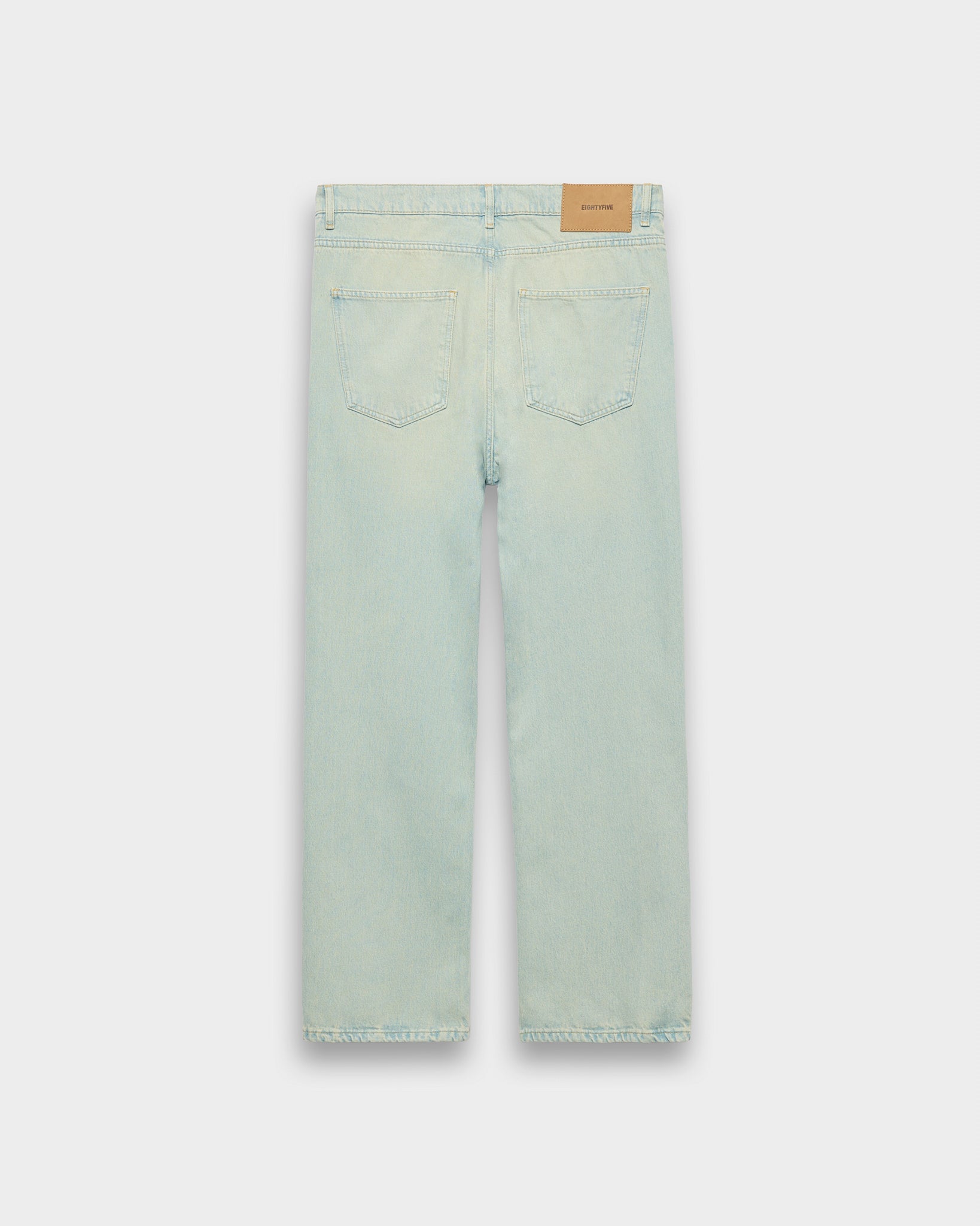 eightyfive-signature-straight-denim-jeans-island-blue-cropped image 2