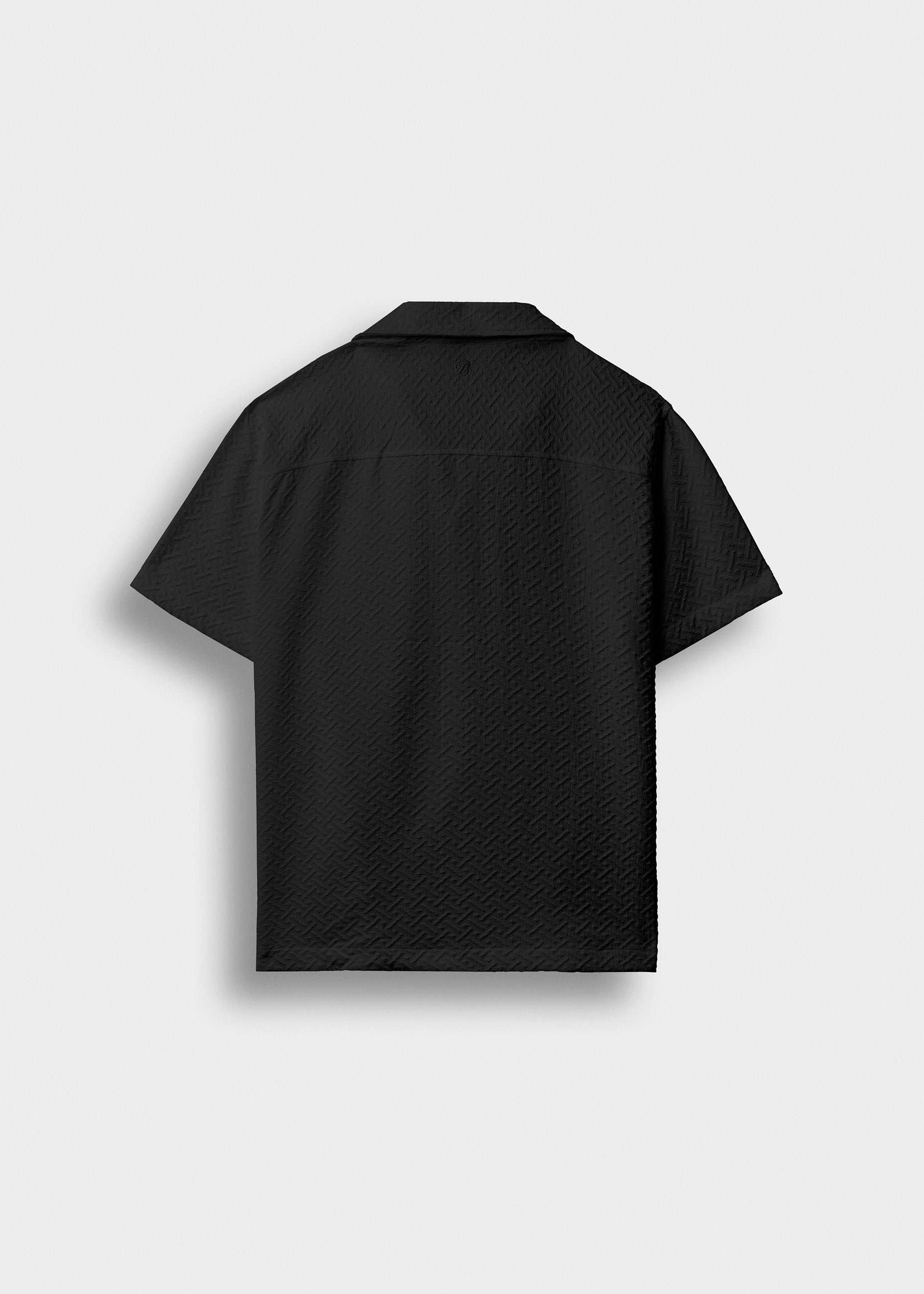 burocs-structured-shirt-hemd-schwarz-regular-fit-struktur image 2
