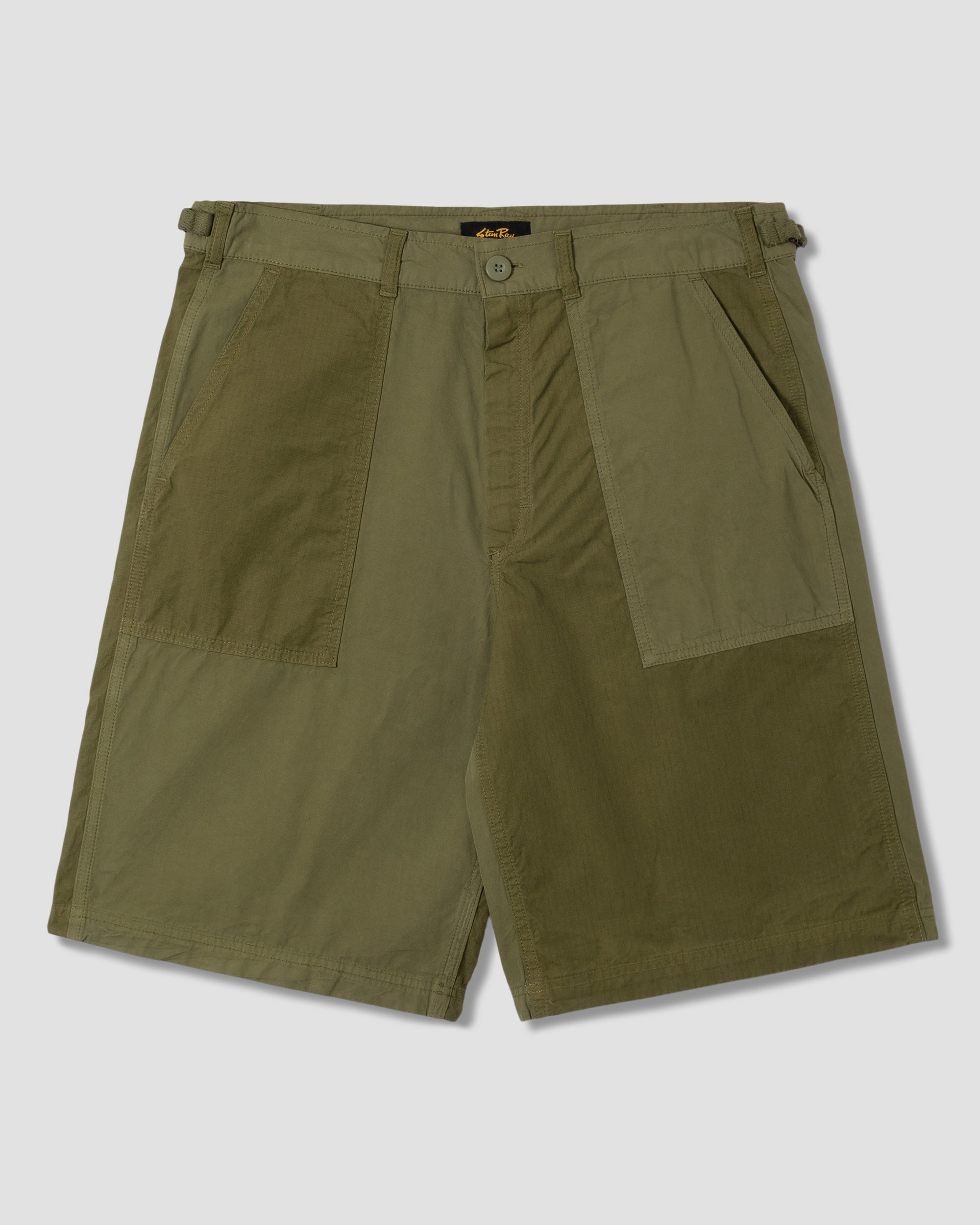 stan-ray-k-short-olive-rs-poplin-mix-shorts image 1