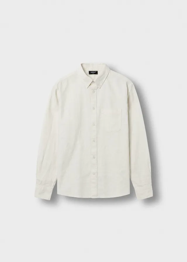 burocs-linen-blend-shirt-herren-wei-regular-fit image 1