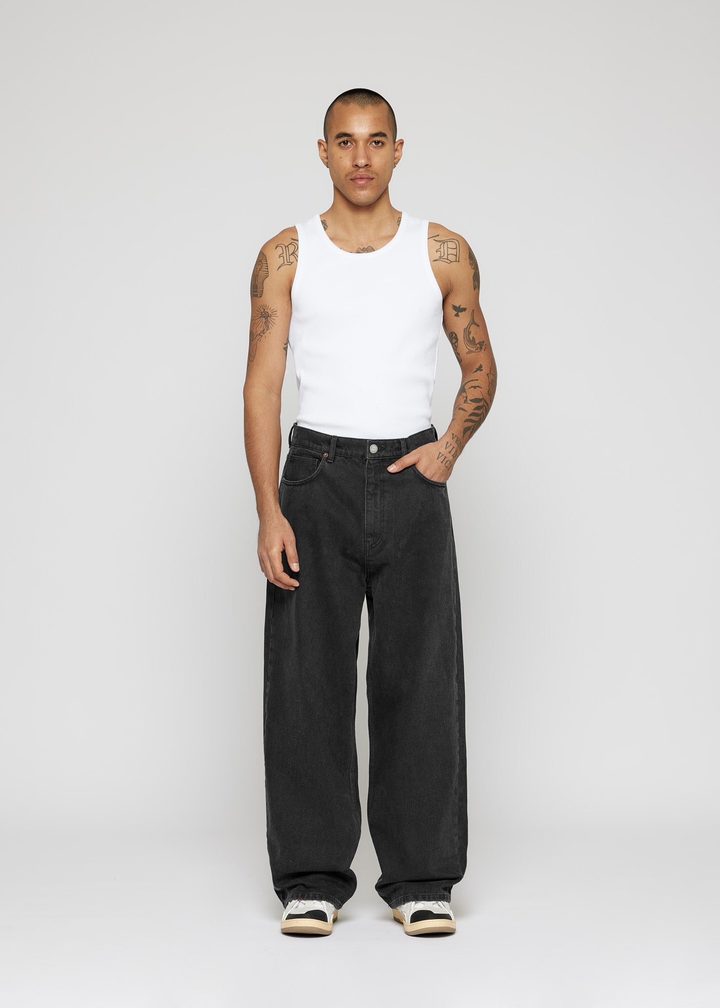 burocs-michael-wide-jeans-black-baggy-fit image 3