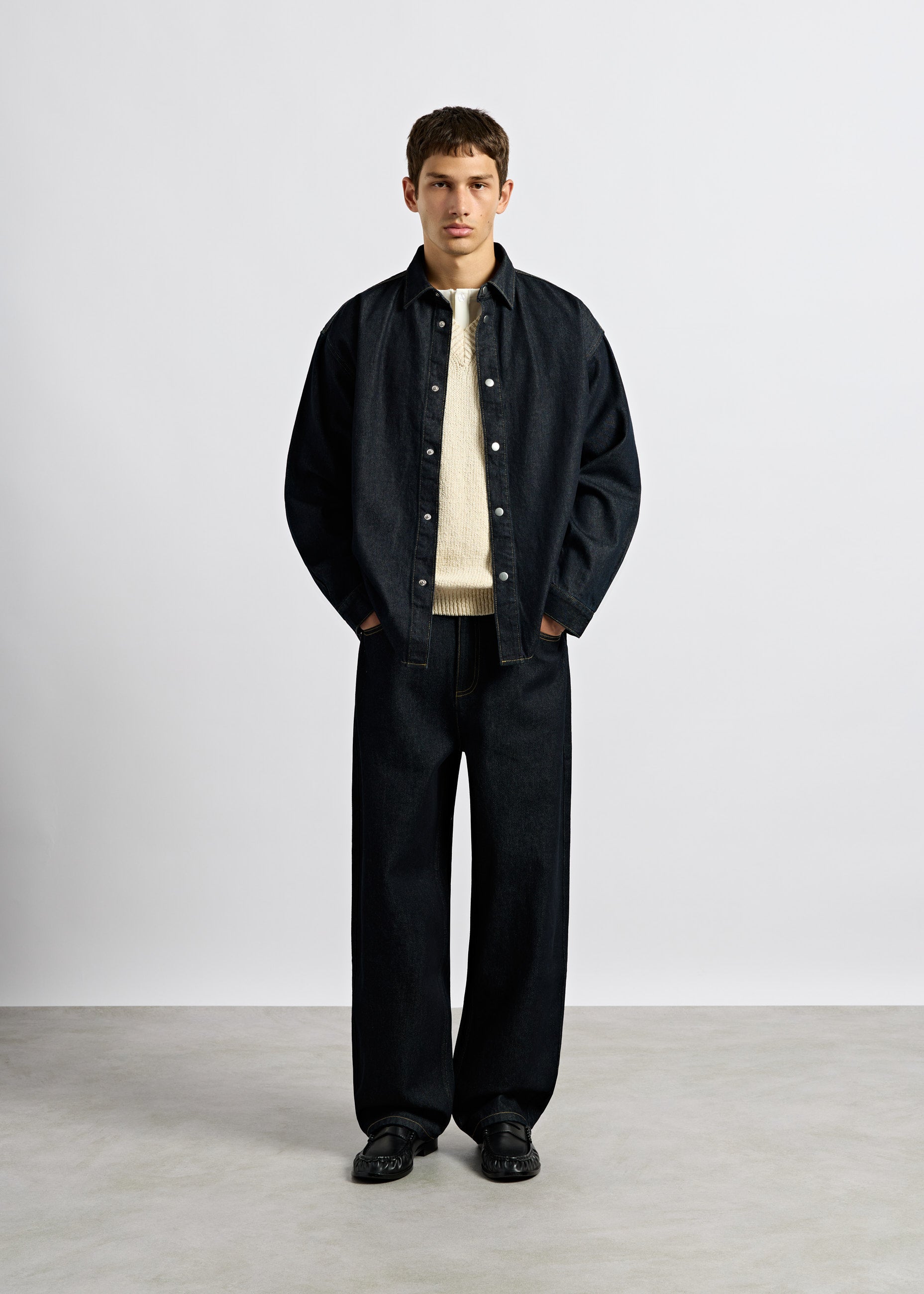 burocs-denim-raw-denim-overshirt-berhemd-raw-blue-relaxed-fit image 4
