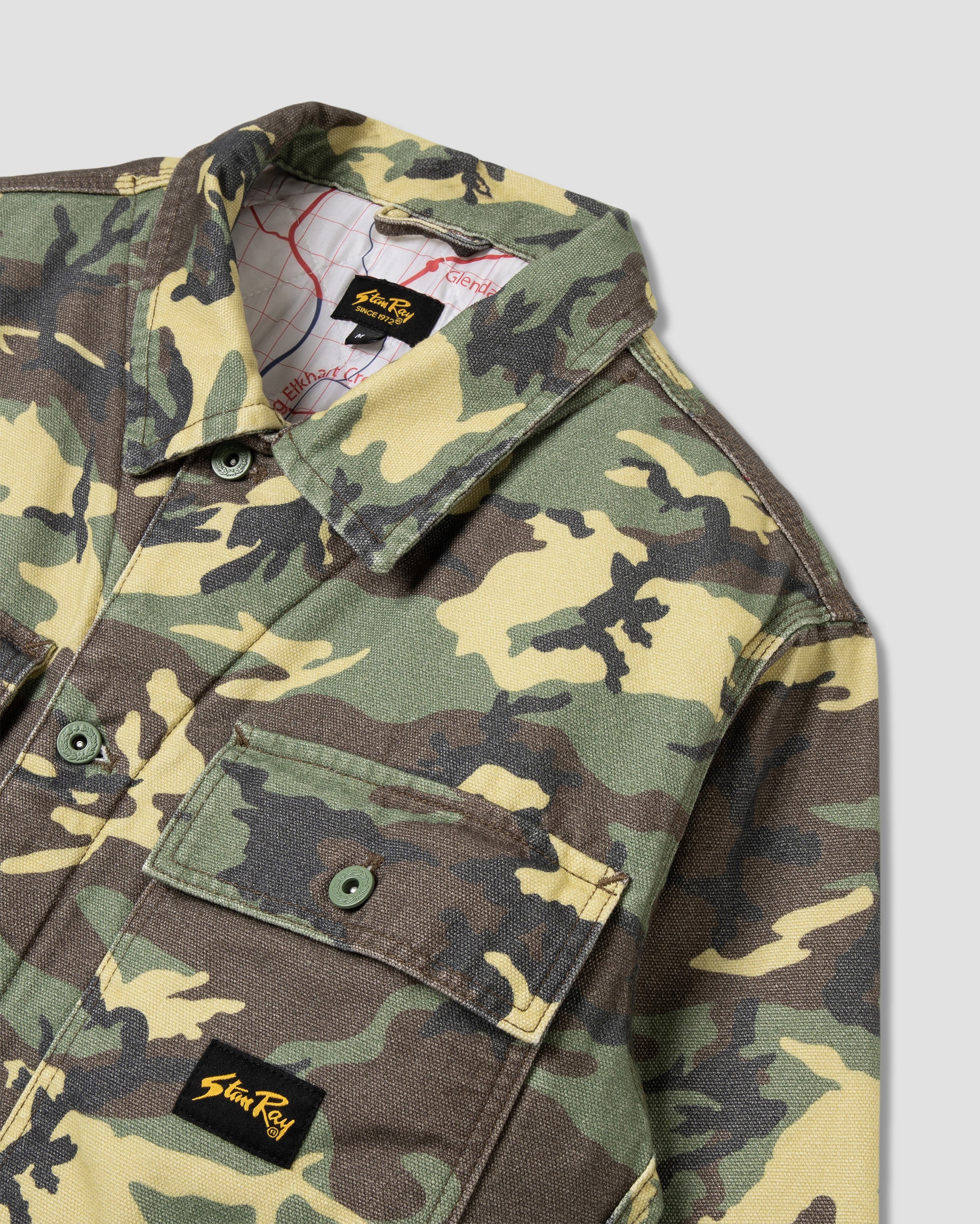 stan-ray-jackets-lined-trucker-jacket-jacke-woodland-dpm-gef-ttert image 5