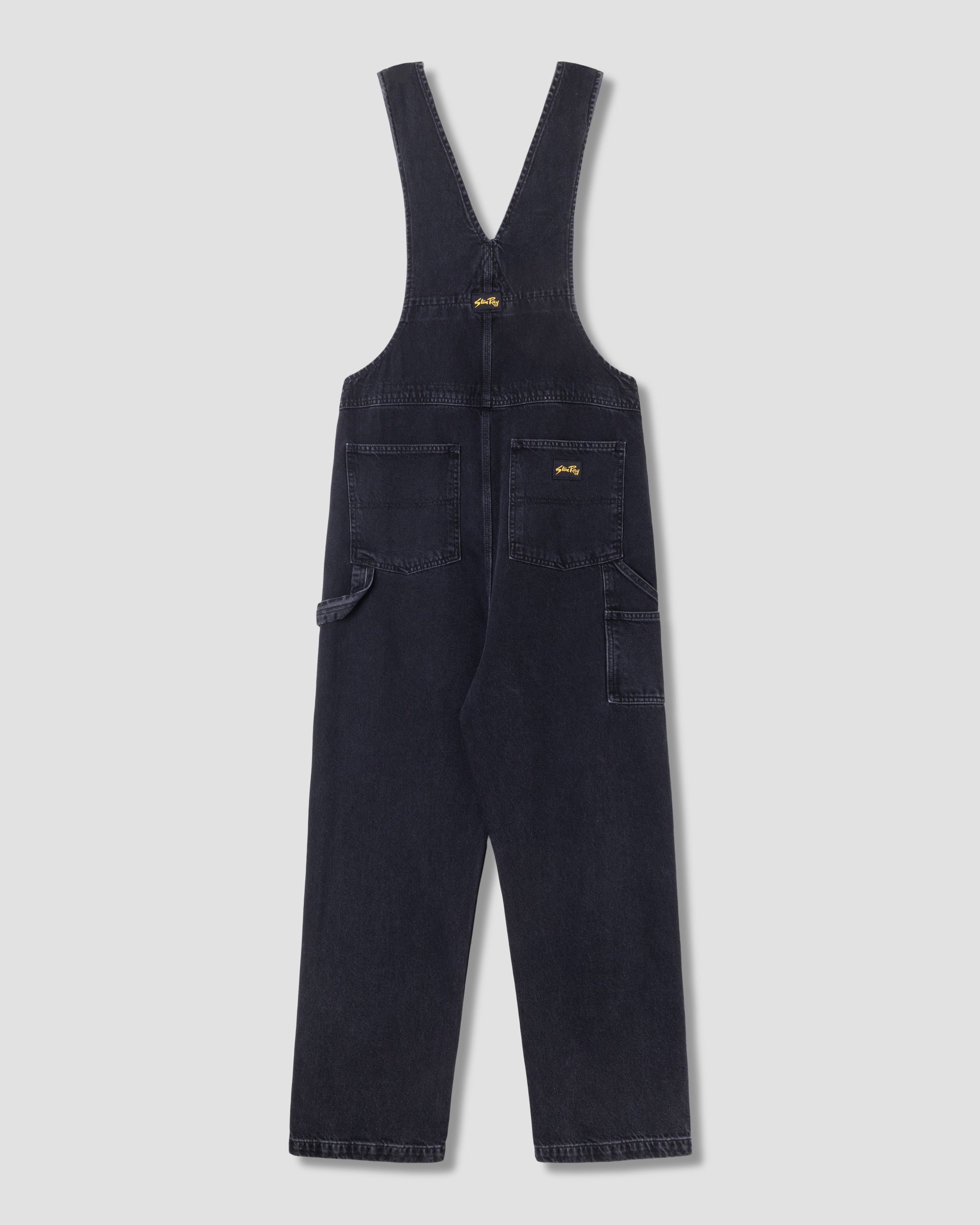 stan-ray-earls-bib-latzhose-stonewashed-black-denim image 2