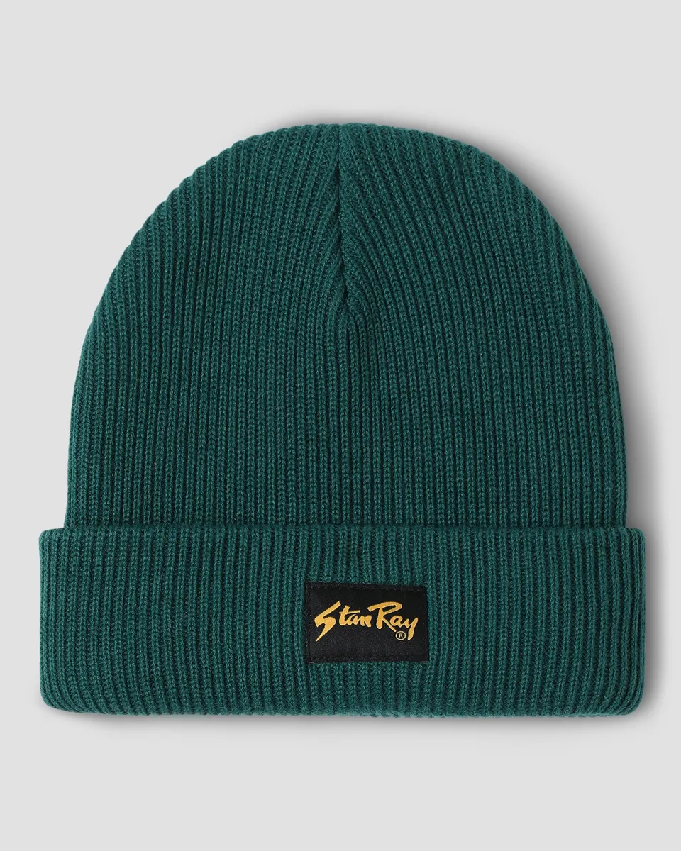 stan-ray-fold-beanie-m-tze-botanical-green-acryl image 1