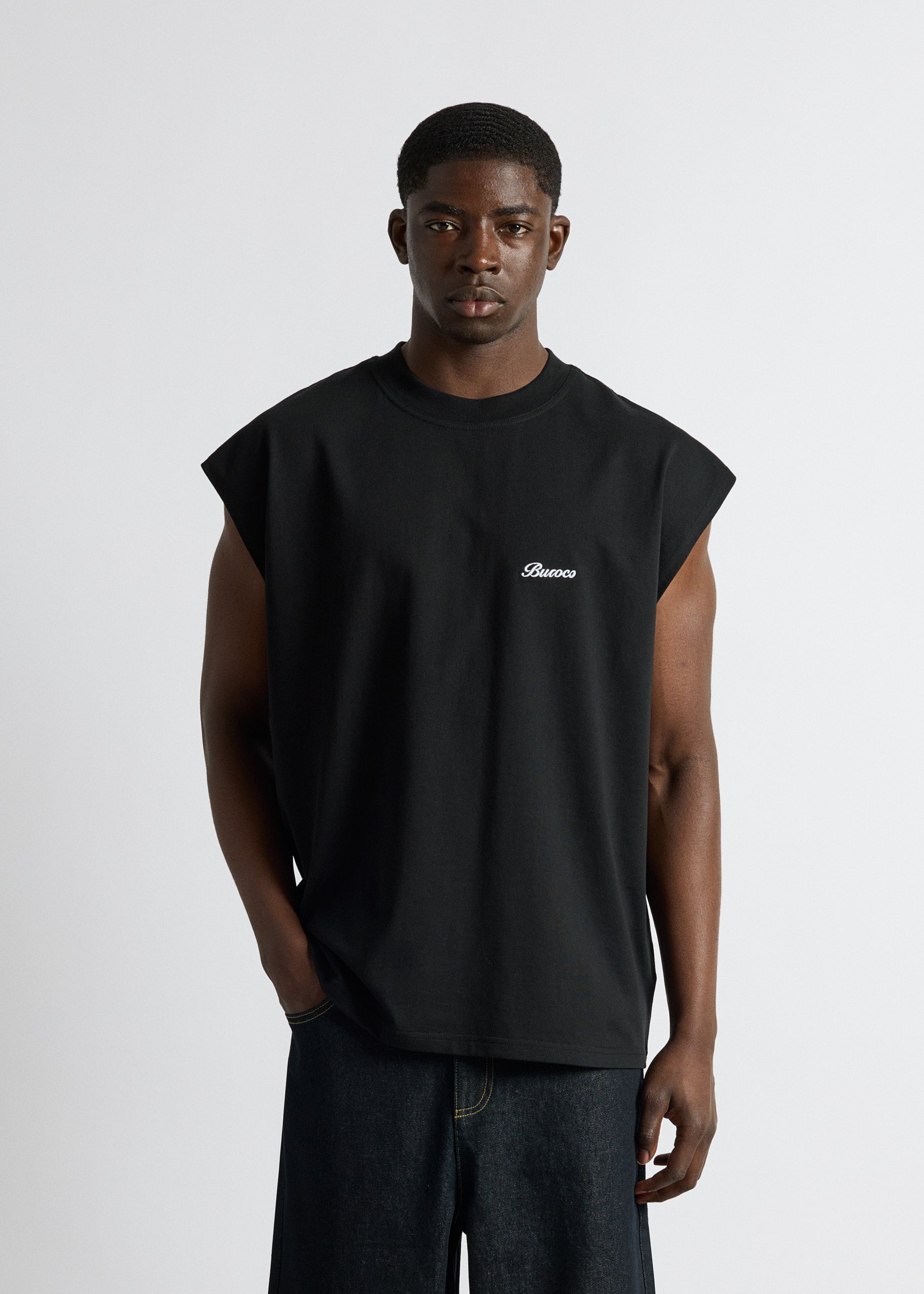 burocs-muscle-shirt-tank-top-black-oversize-240gsm-baumwolle image 4