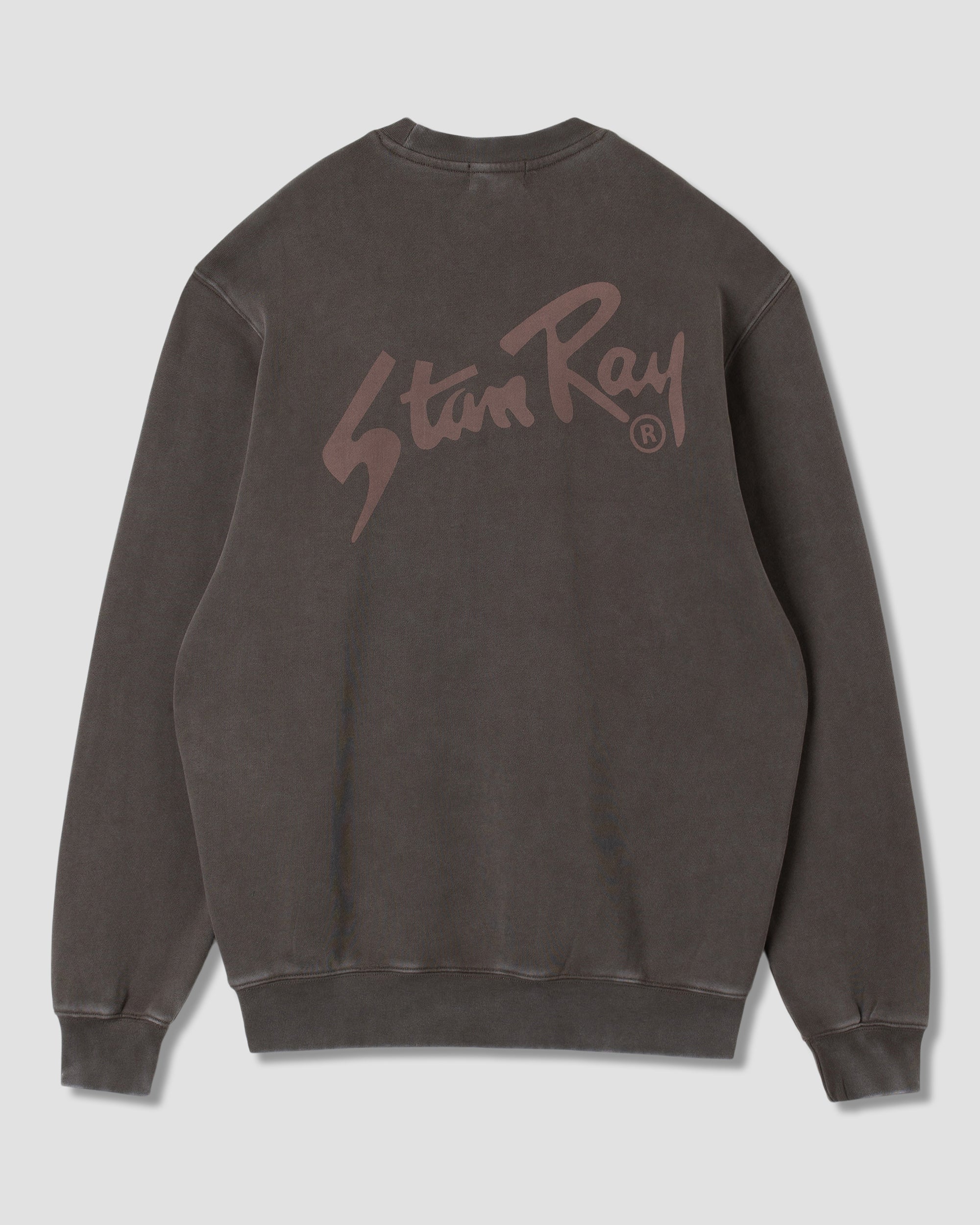 stan-ray-og-crew-sweatshirt-washed-black-ink-peyote-logo image 2