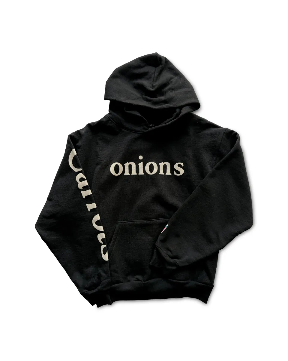 carrots-onions-wordmark-hoodie-schwarz-heavy-fleece image 1