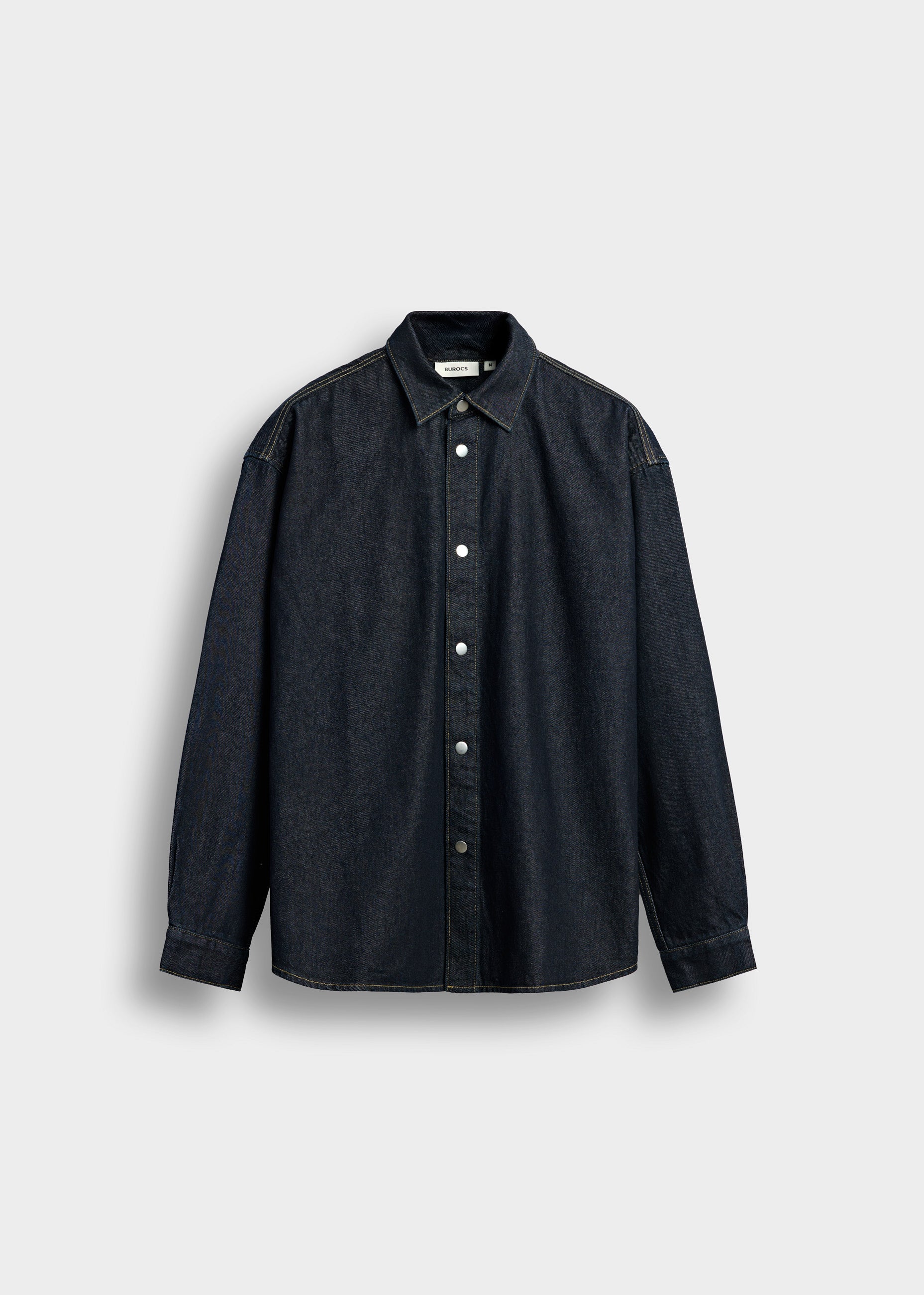 burocs-denim-raw-denim-overshirt-berhemd-raw-blue-relaxed-fit image 1