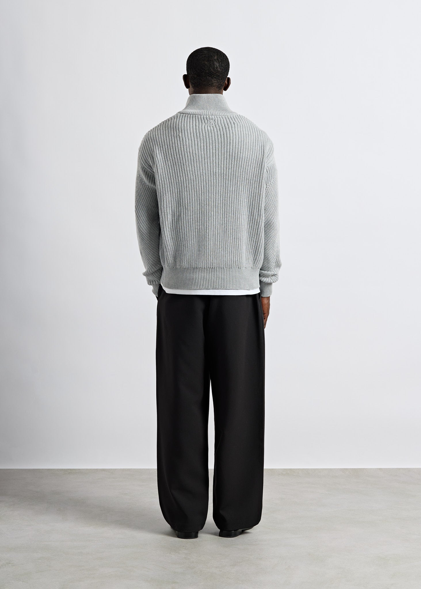 burocs-chunky-knit-zip-jacket-grey-melange-grobstrick image 5
