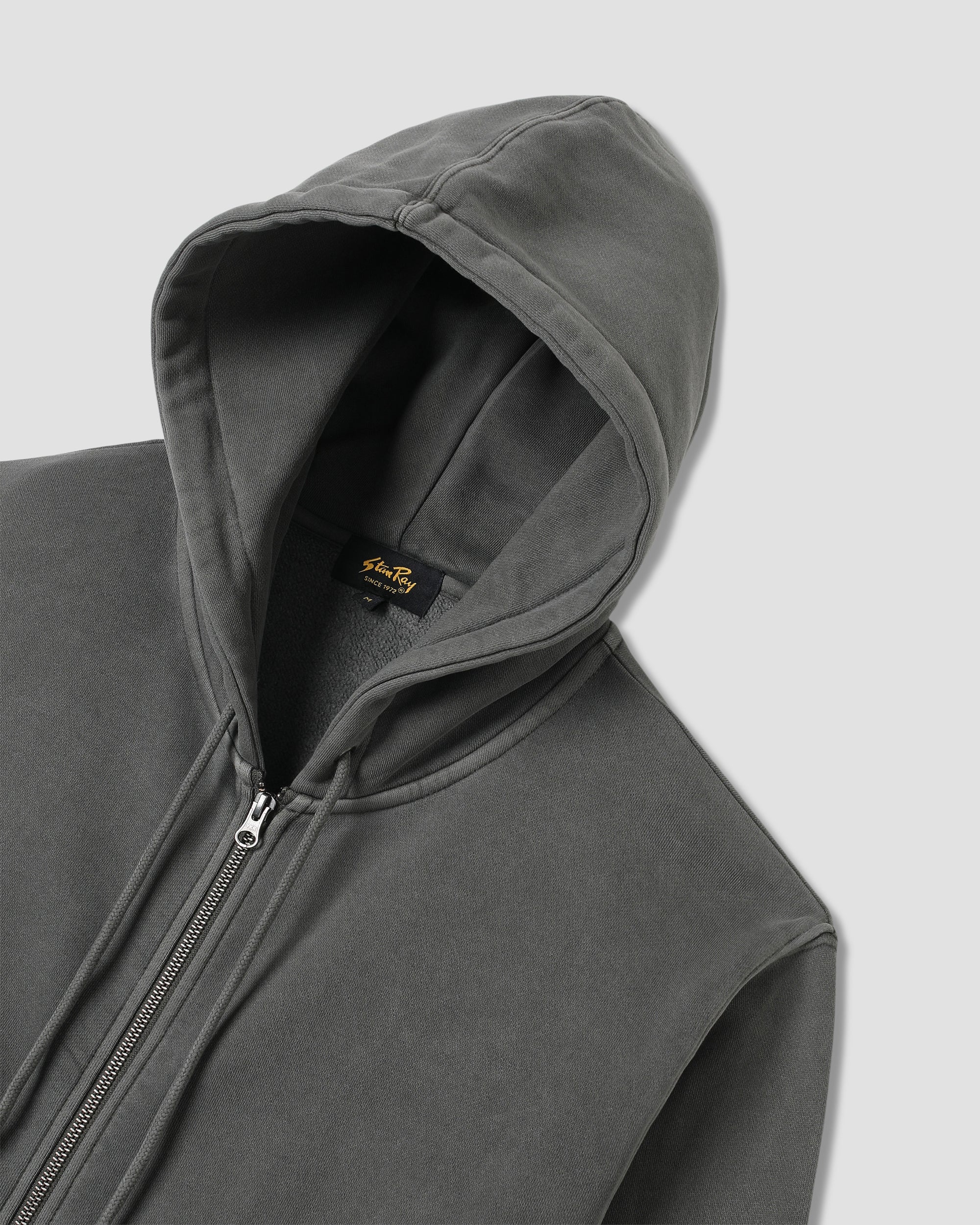 stan-ray-patch-zip-hood-hoodie-washed-black-herren image 6