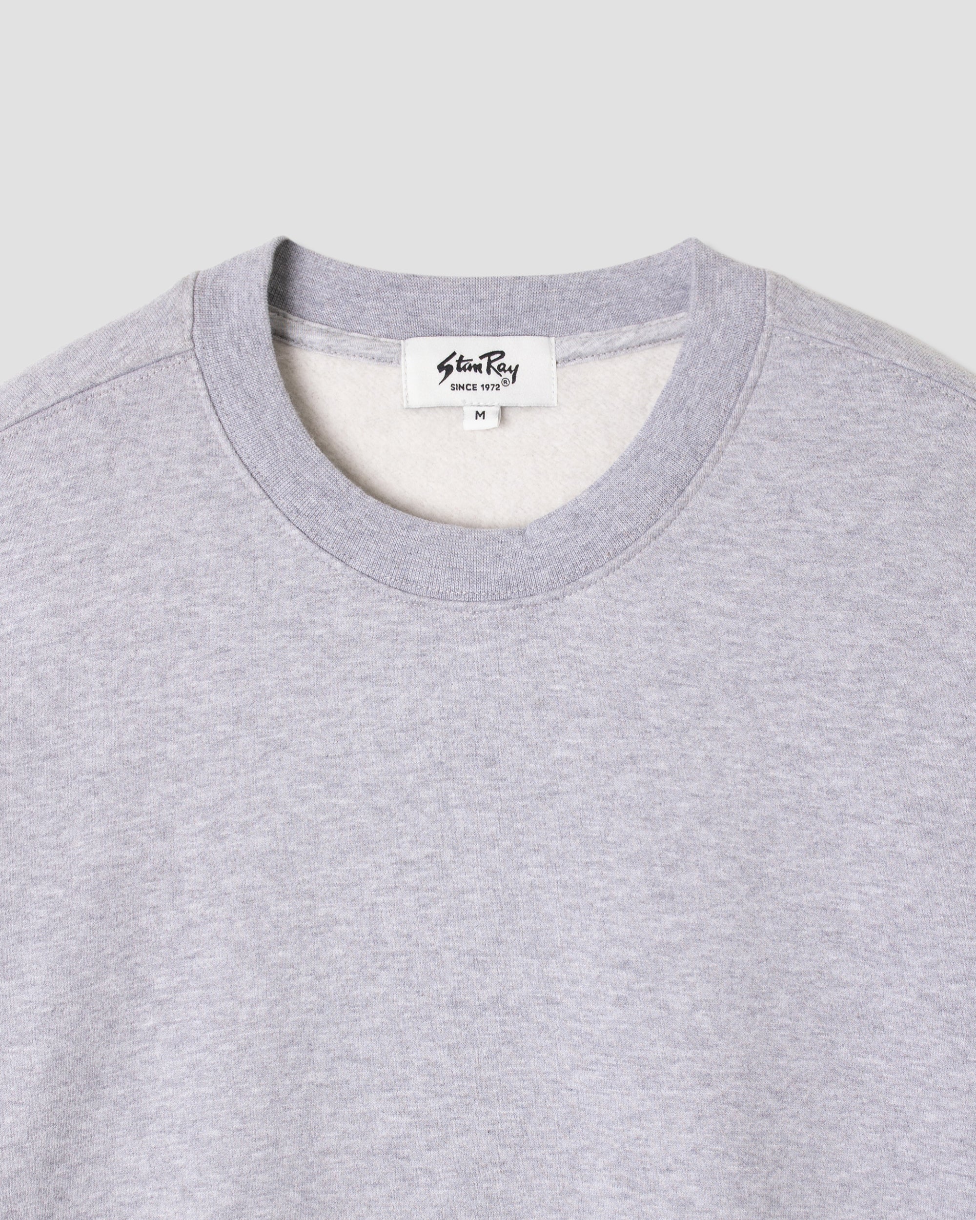 stan-ray-patch-crew-sweatshirt-grey-heather-baumwolle image 3