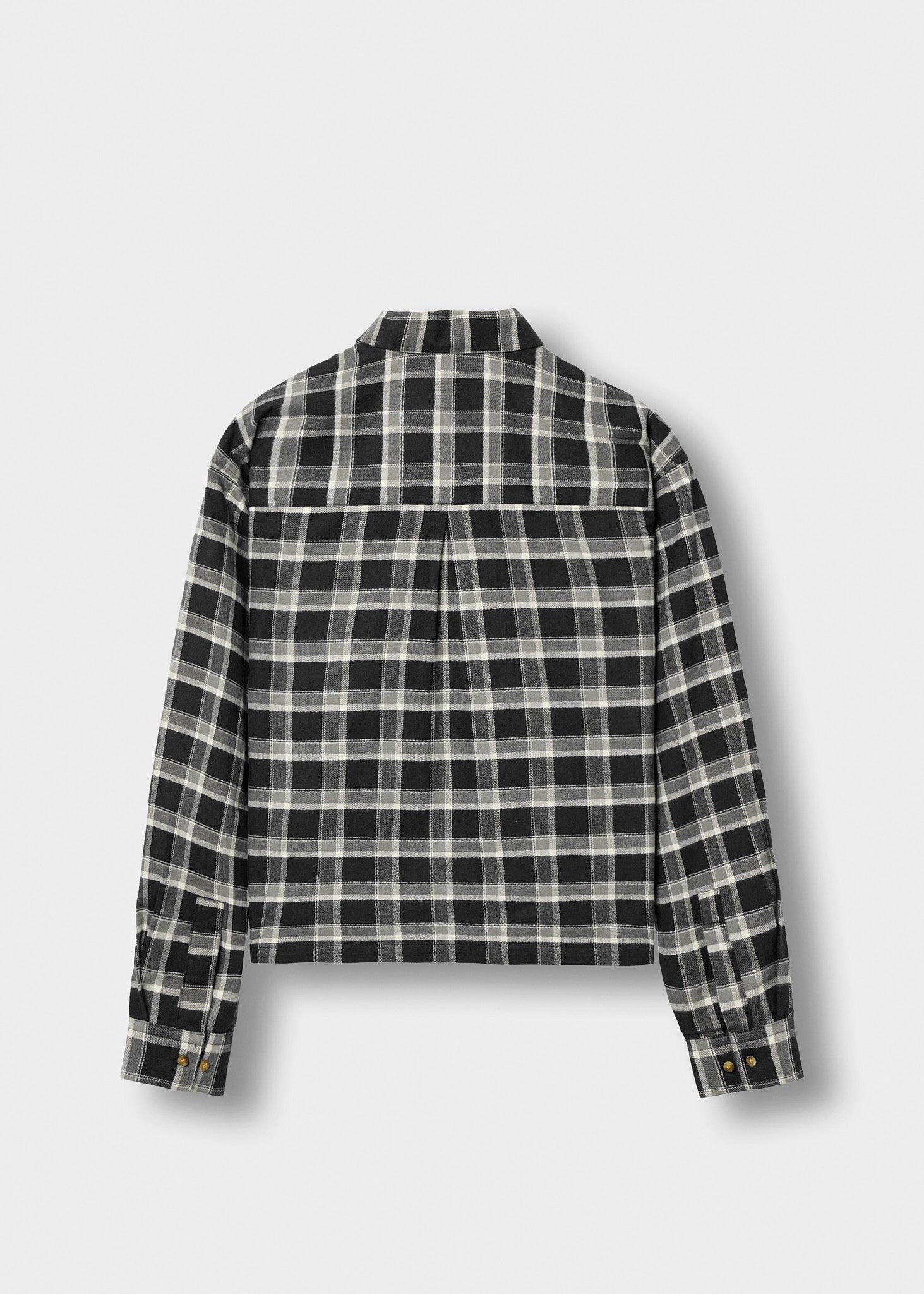 burocs-shirts-checked-shirt-karohemd-schwarz-oversize image 2