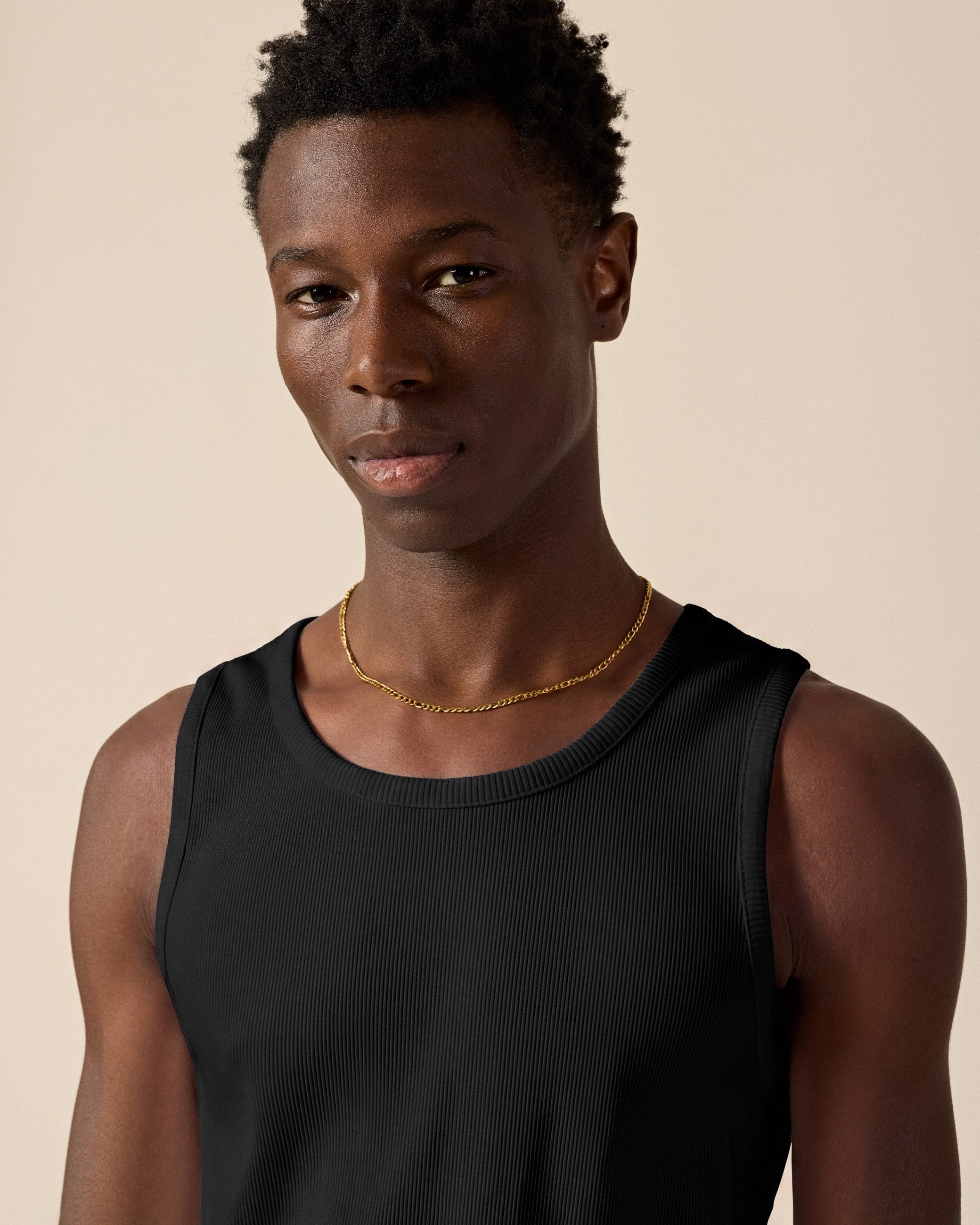 eightyfive-signature-tanktop-herren-top-schwarz-slim-fit-baumwolle image 6