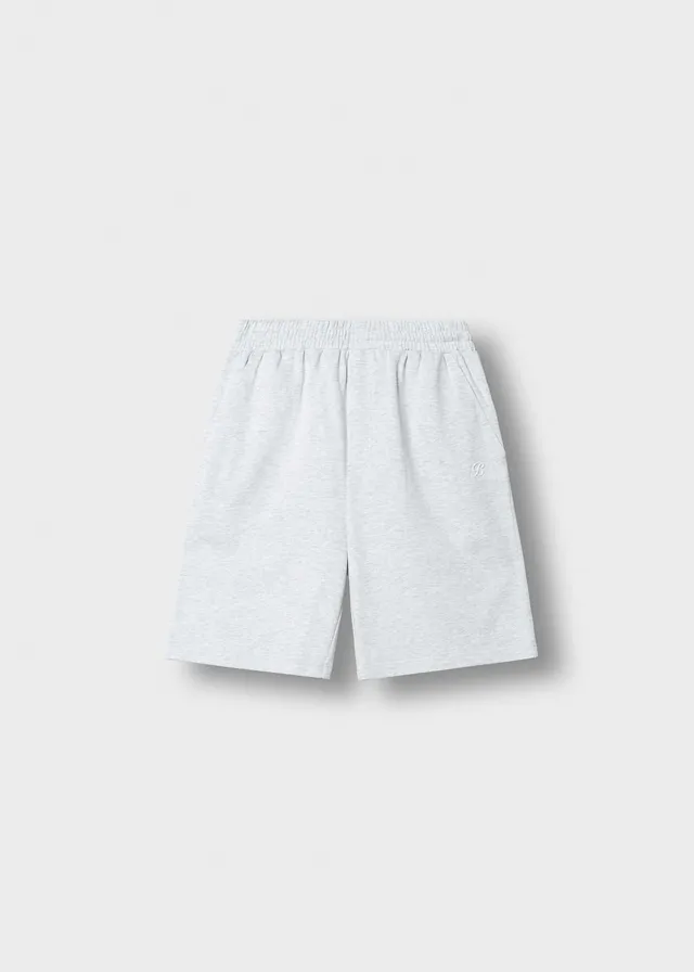 burocs-cotton-sweatshorts-shorts-ash-grey-regular-fit image 1