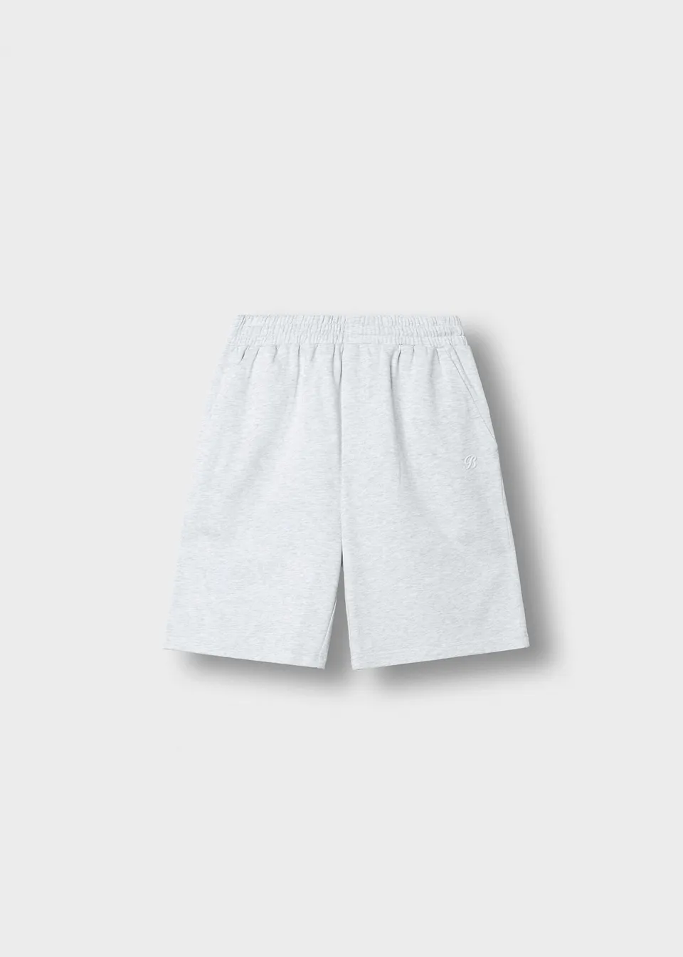burocs-cotton-sweatshorts-shorts-ash-grey-regular-fit image 1