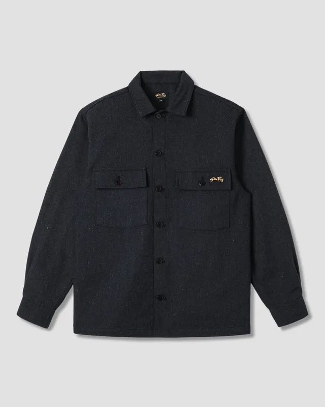 stan-ray-cpo-shirt-navy-heather-herren-overshirt image 1