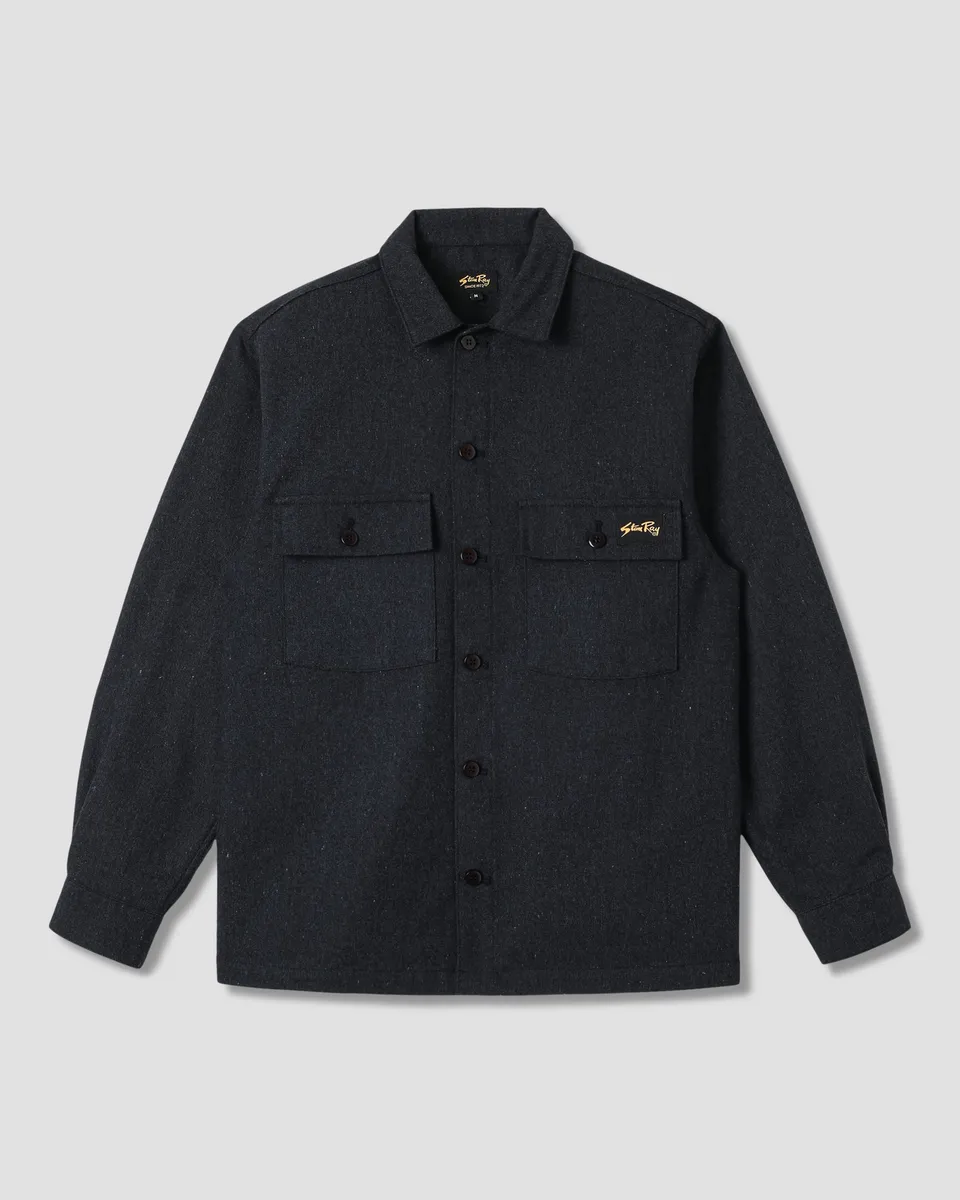 stan-ray-cpo-shirt-navy-heather-herren-overshirt image 1