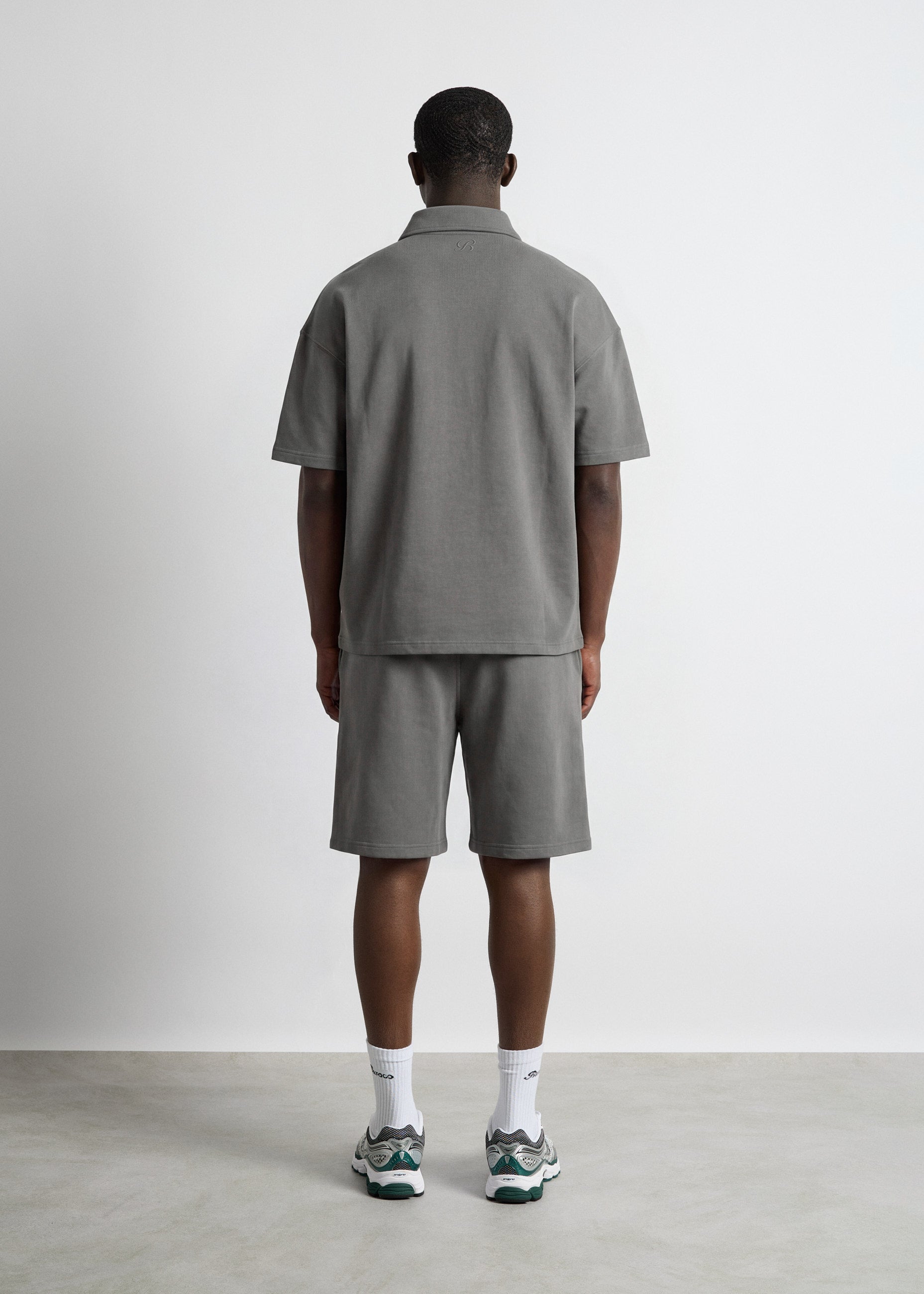 burocs-quarter-zip-t-shirt-poloshirt-grey-oversize image 6