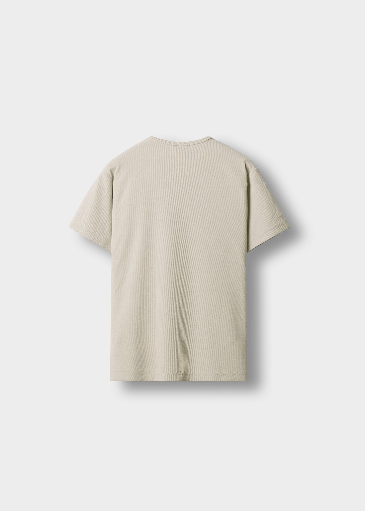 burocs-rib-t-shirt-stone-grey-slim-fit-rippenmuster image 2