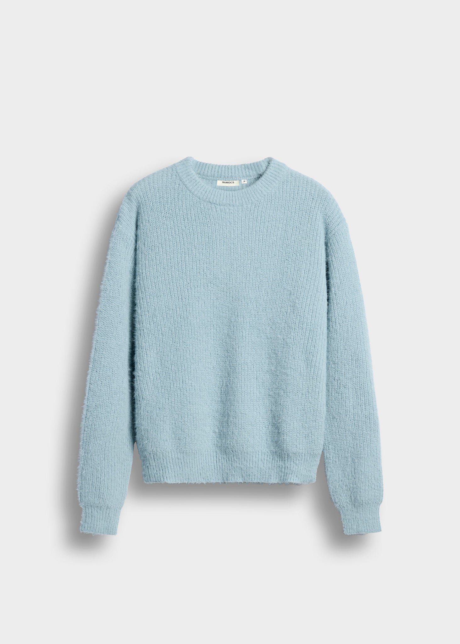 burocs-fuzzy-knit-crewneck-baby-blue-oversize-strick image 1