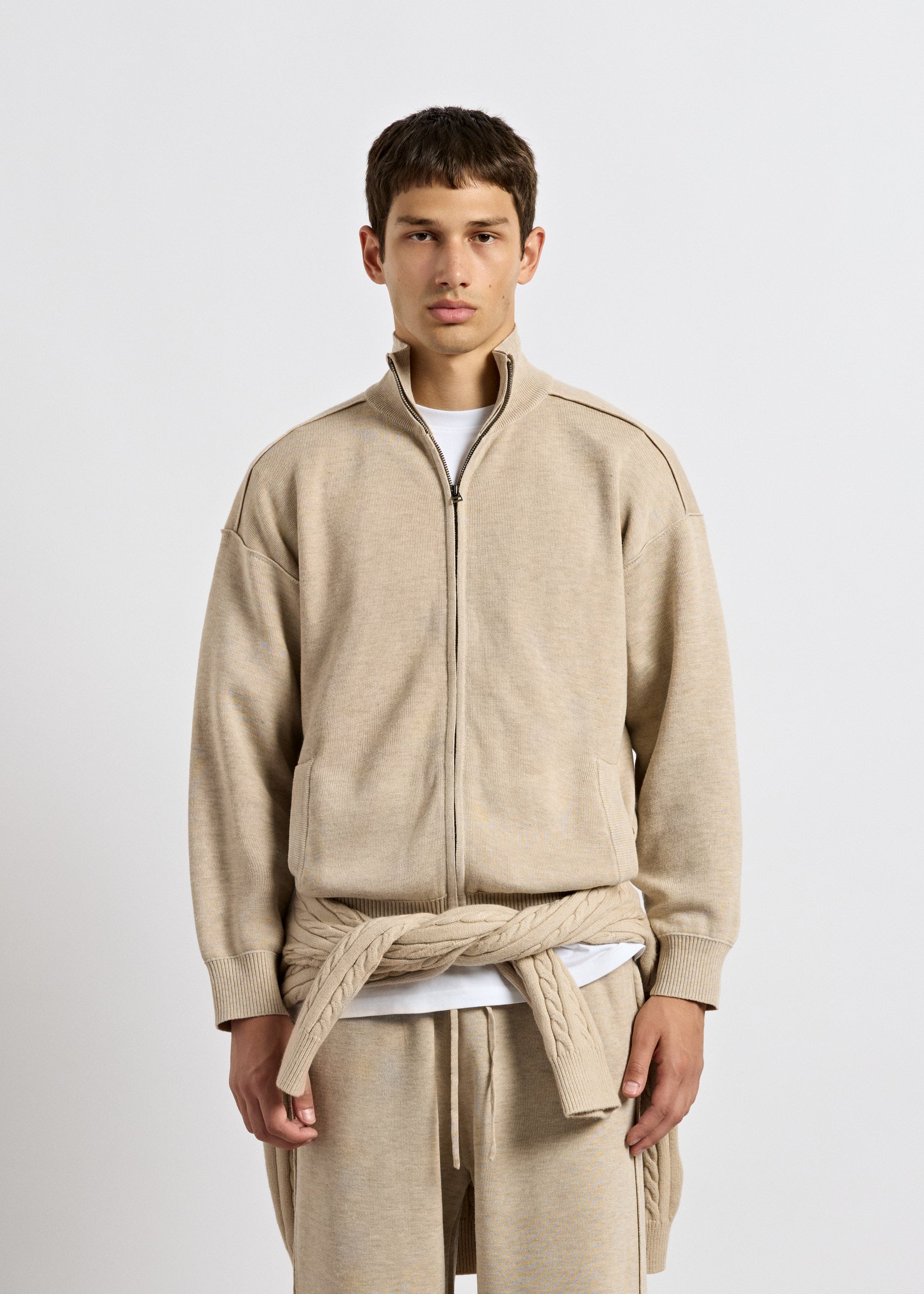 burocs-knit-zip-jacket-beige-melange-m-relaxed image 3