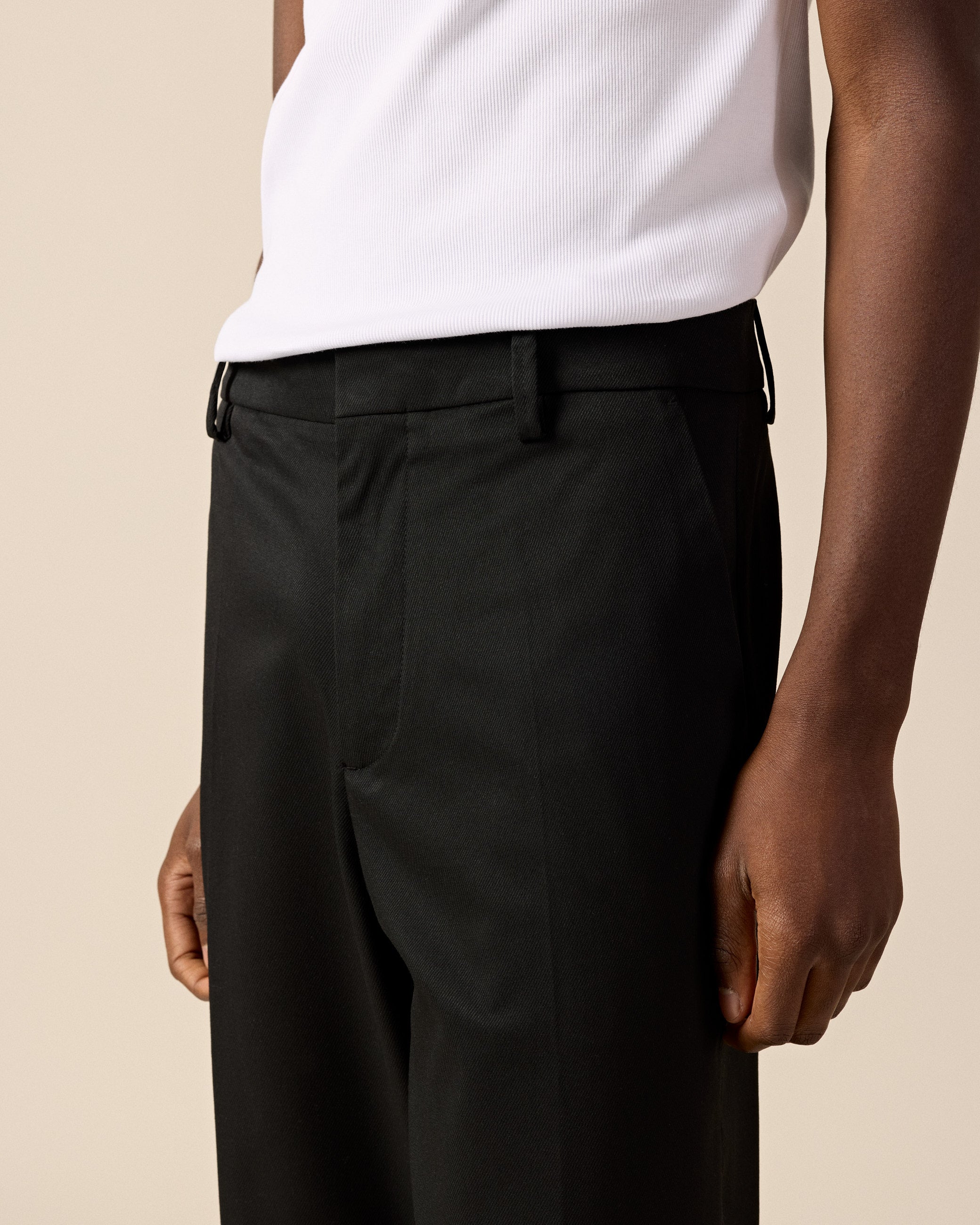 eightyfive-flared-tailored-pants-hose-black-meteorite-flared-fit image 6