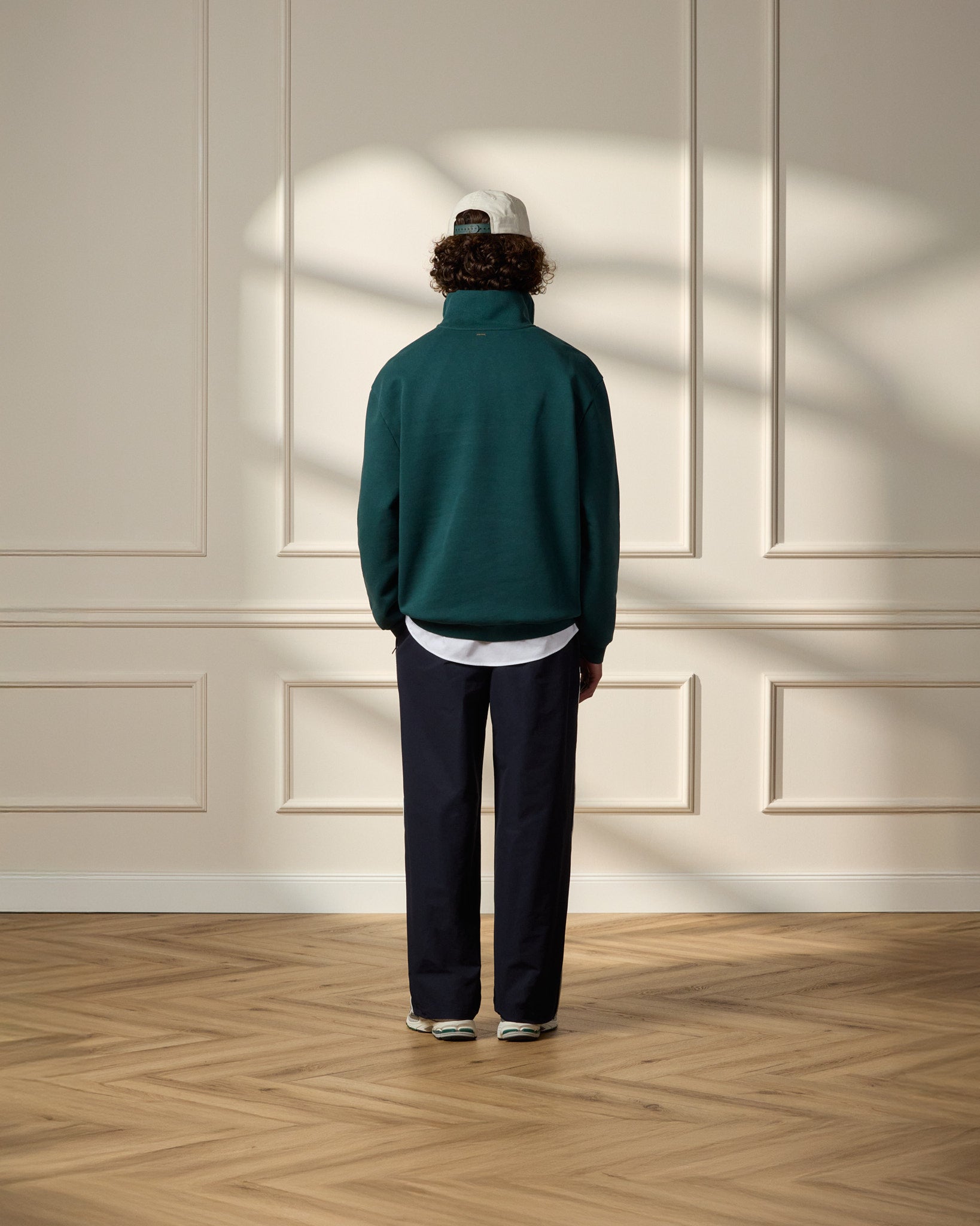 eightyfive-quarter-zip-sweater-pullover-pine-green-baumwolle image 5