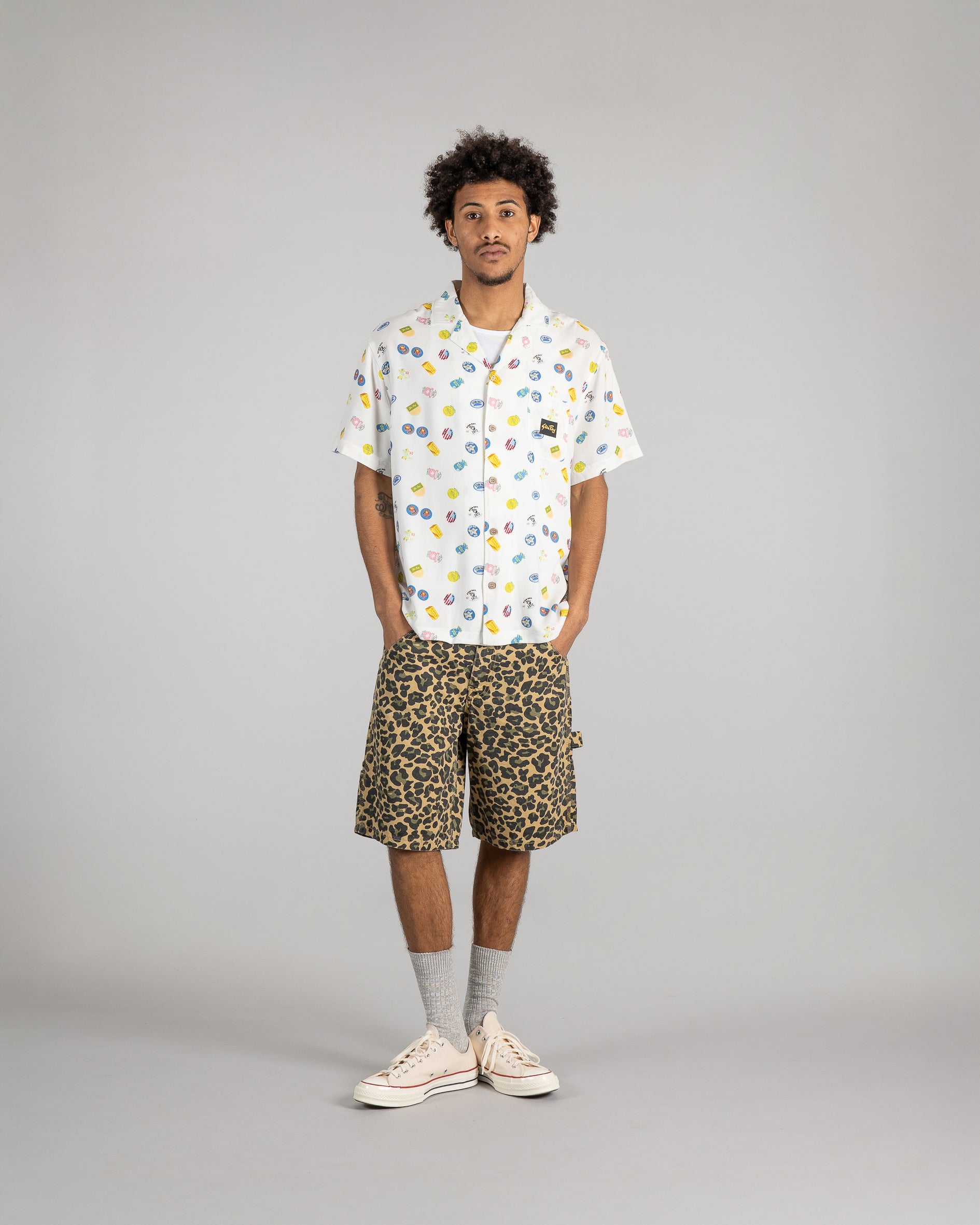 stan-ray-big-job-short-shorts-leopard-camo-relaxed-fit image 3