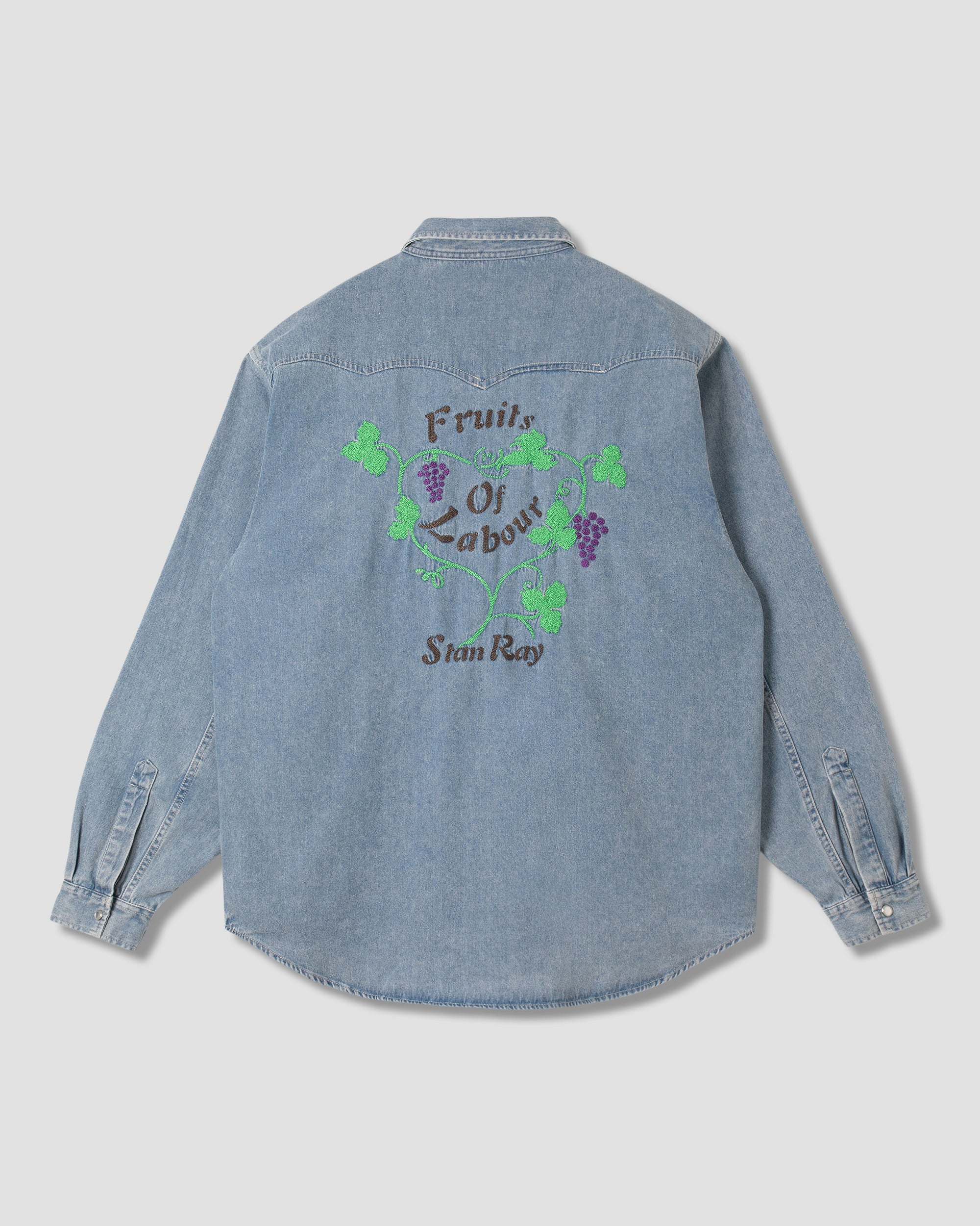 stan-ray-western-shirt-hemd-stonewashed-denim-baumwolle image 3