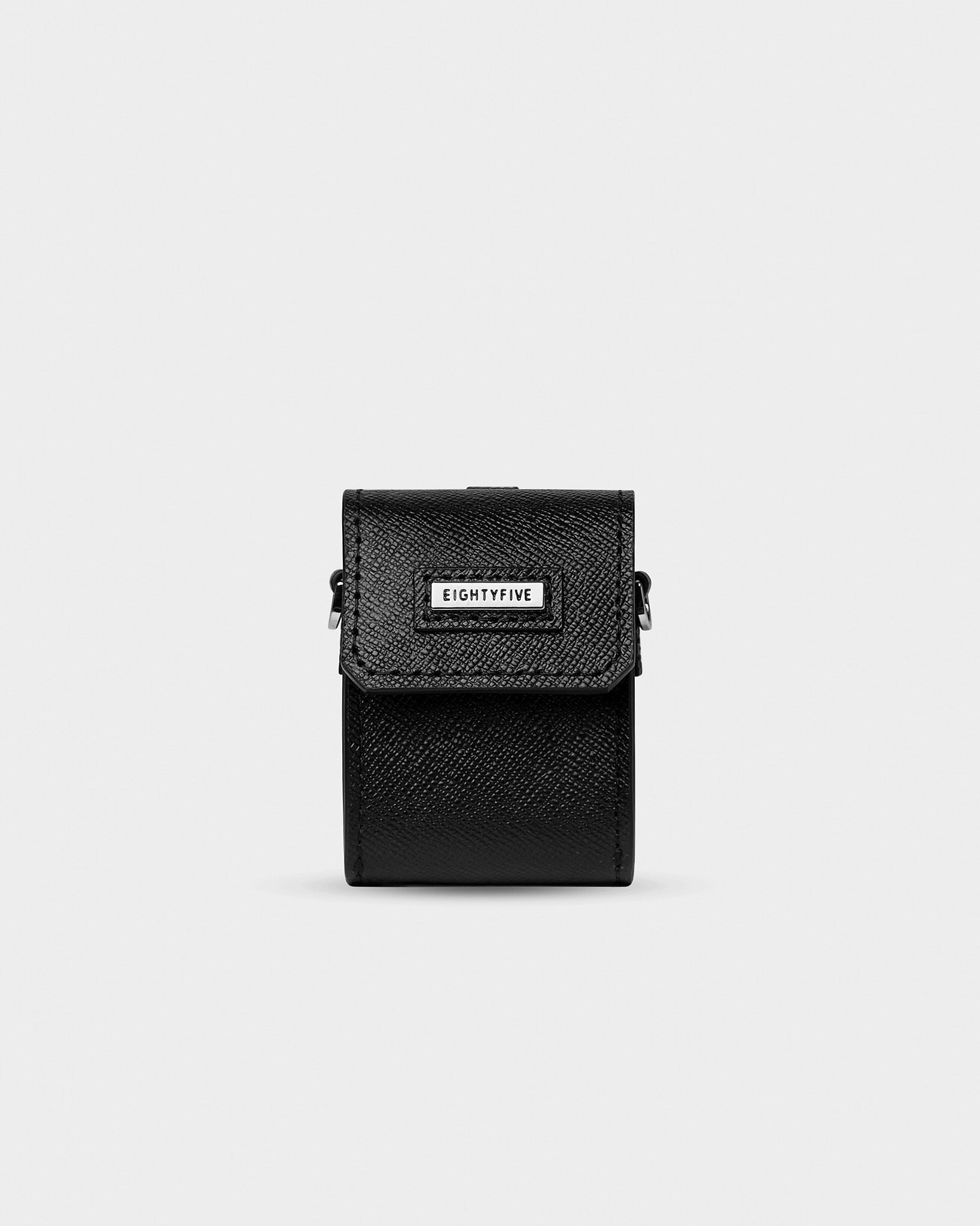 eightyfive-leather-airpod-case-schwarz-saffiano-leder image 1