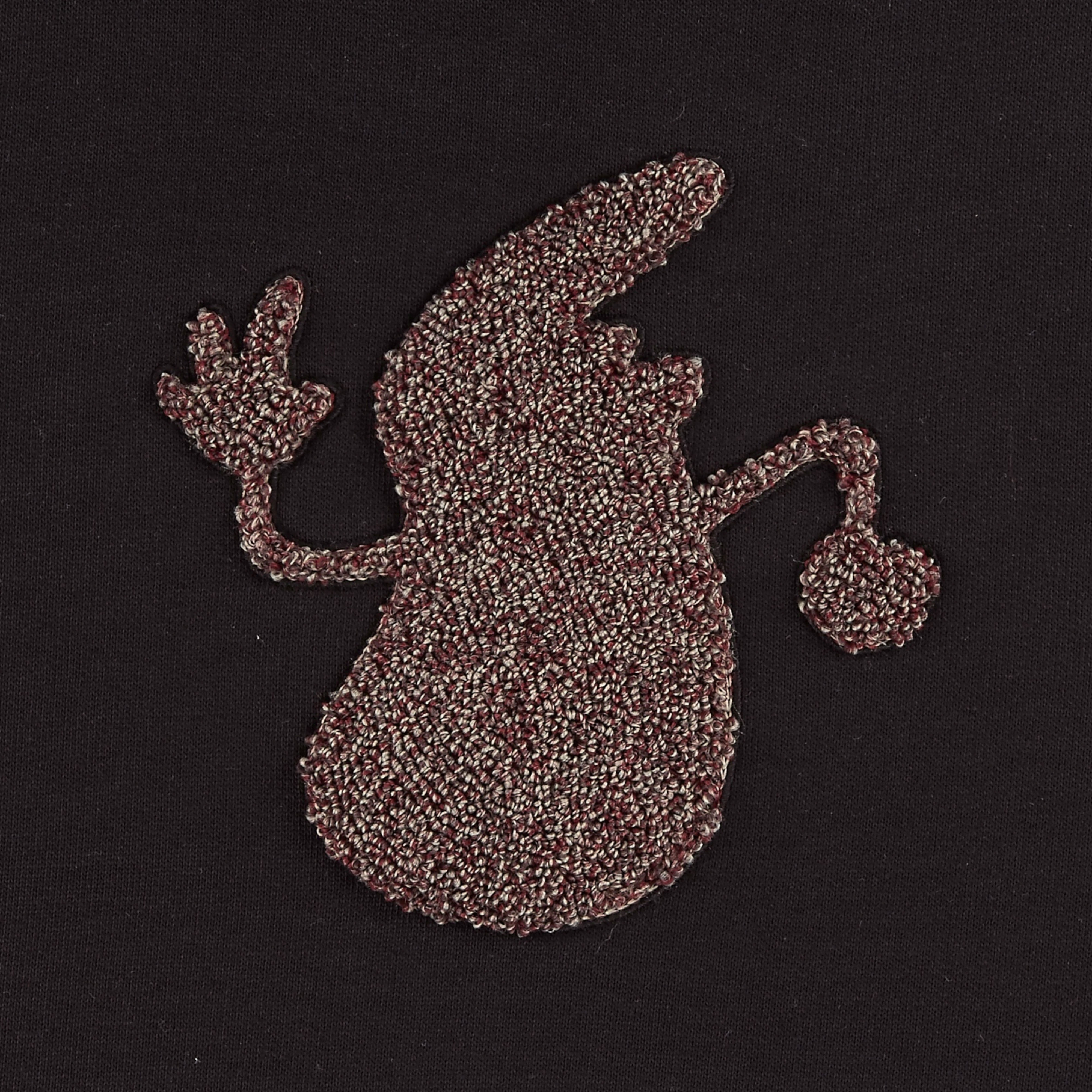 le-fix-kaj-terry-hoodie-schwarz-baumwolle image 3